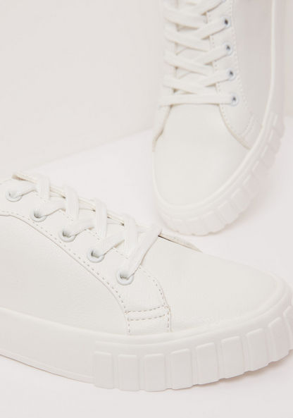 Lee Cooper Low Top Lace-Up Sneakers-Women%27s Sneakers-image-4
