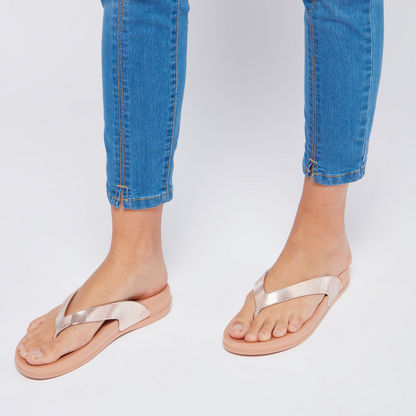 Textured Thong Slippers