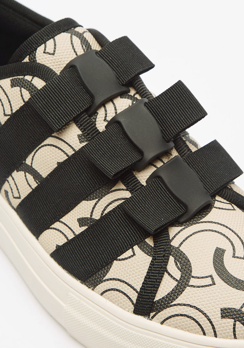 Celeste Women's Slip-On Sneakers with Buckle Detail-Women%27s Sneakers-image-4