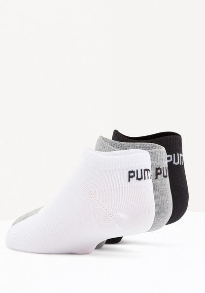 Puma Kids' Print Logo Invisible Socks 194010001803 - Set of 3-Boy%27s Socks-image-1