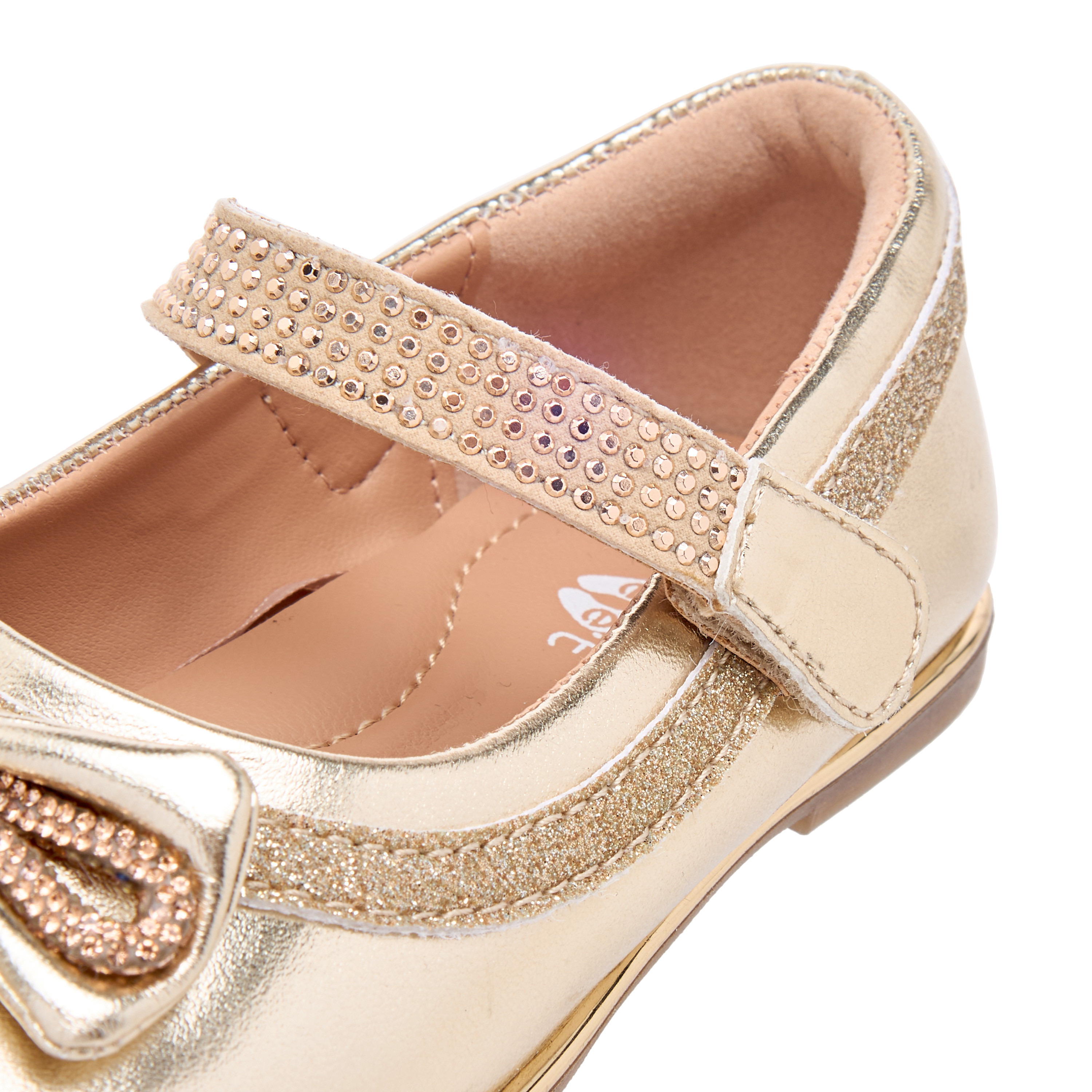 Barefeet Bow Embellished Mary Jane Shoes with Hook and Loop Closure-girls-shoes-maryjanes-image-6