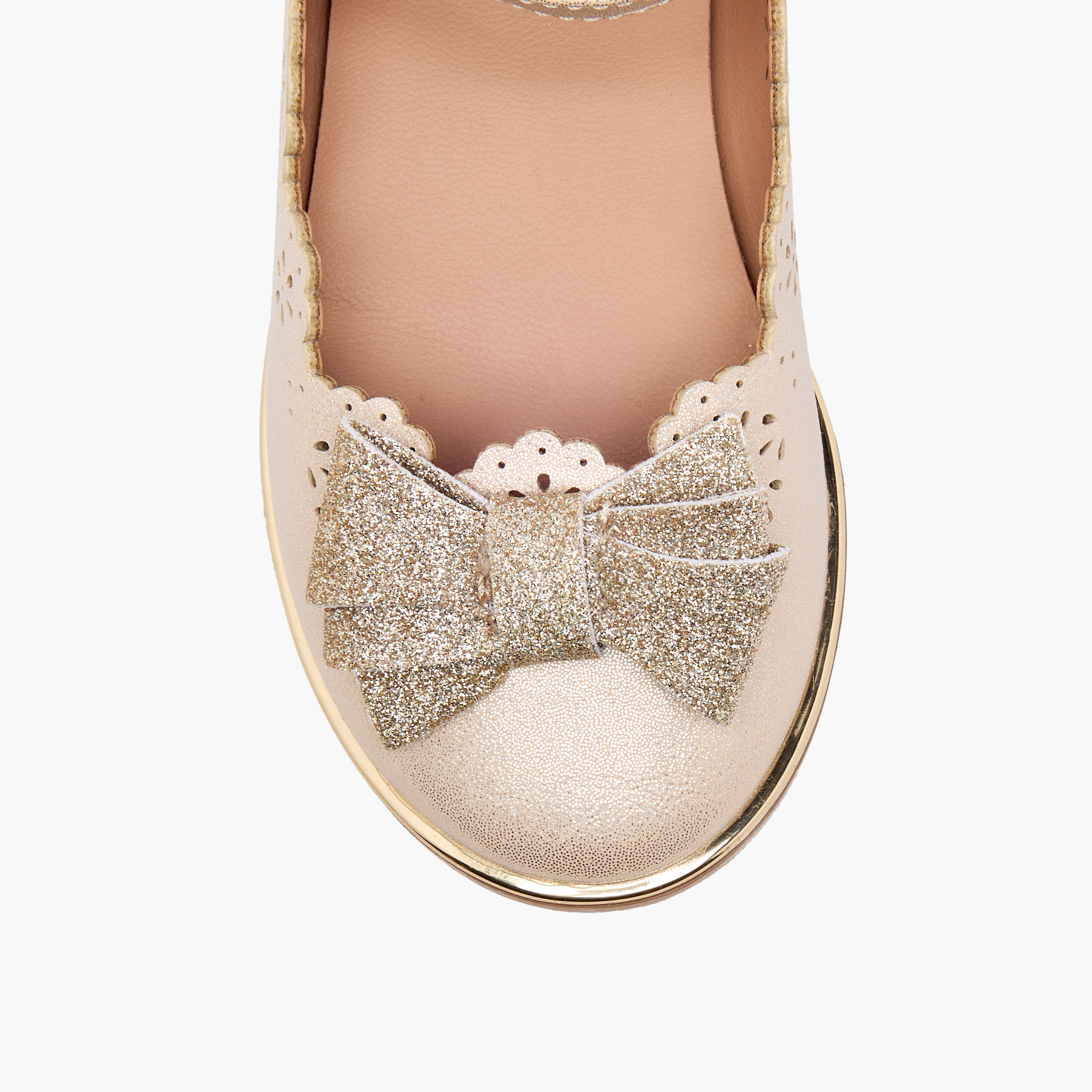 Barefeet Laser Cut Mary Jane Shoes with Scallop Detail-girls-shoes-maryjanes-image-4