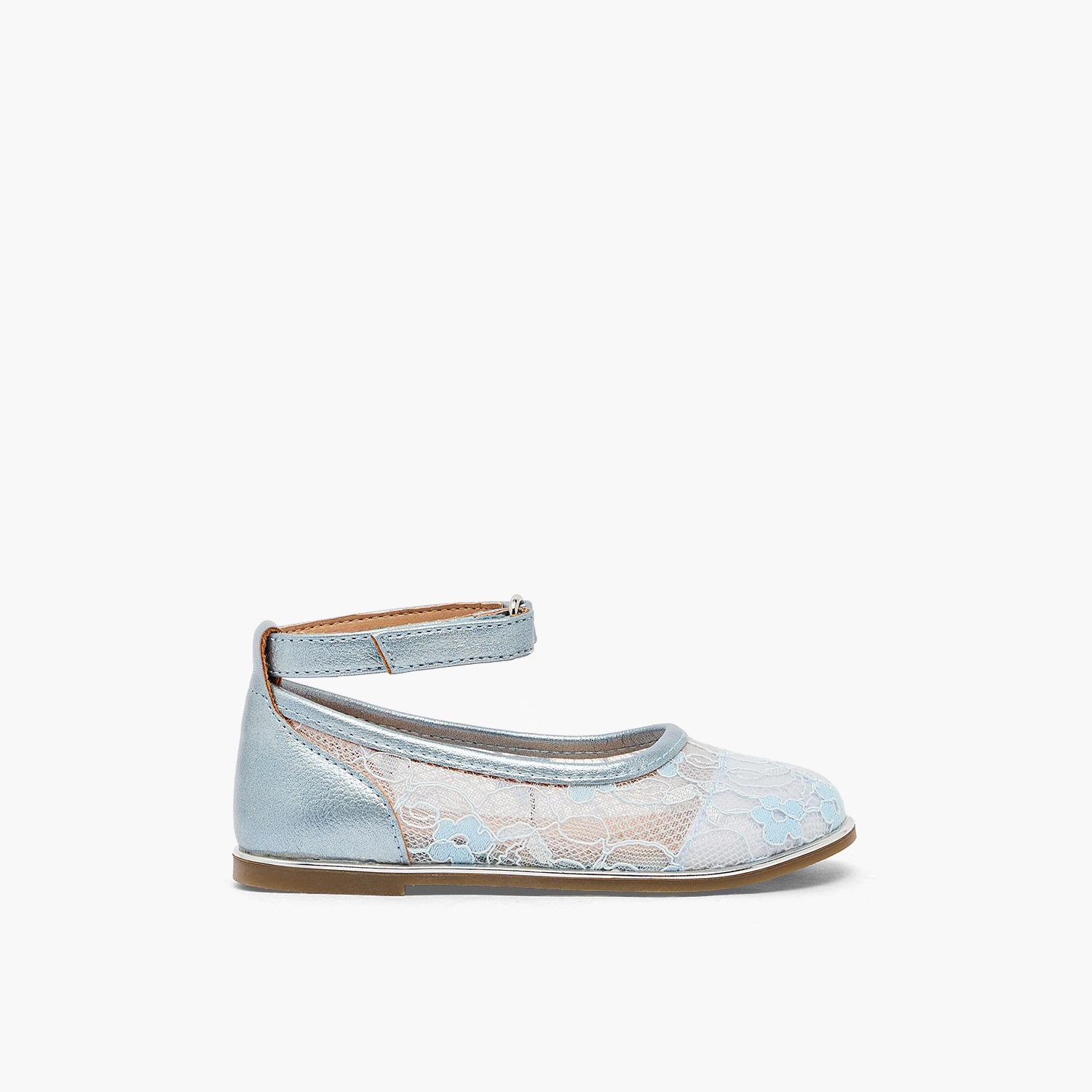 Barefeet Girls Floral Lace Ballerina Shoes-girls-shoes-ballerinas-image-3