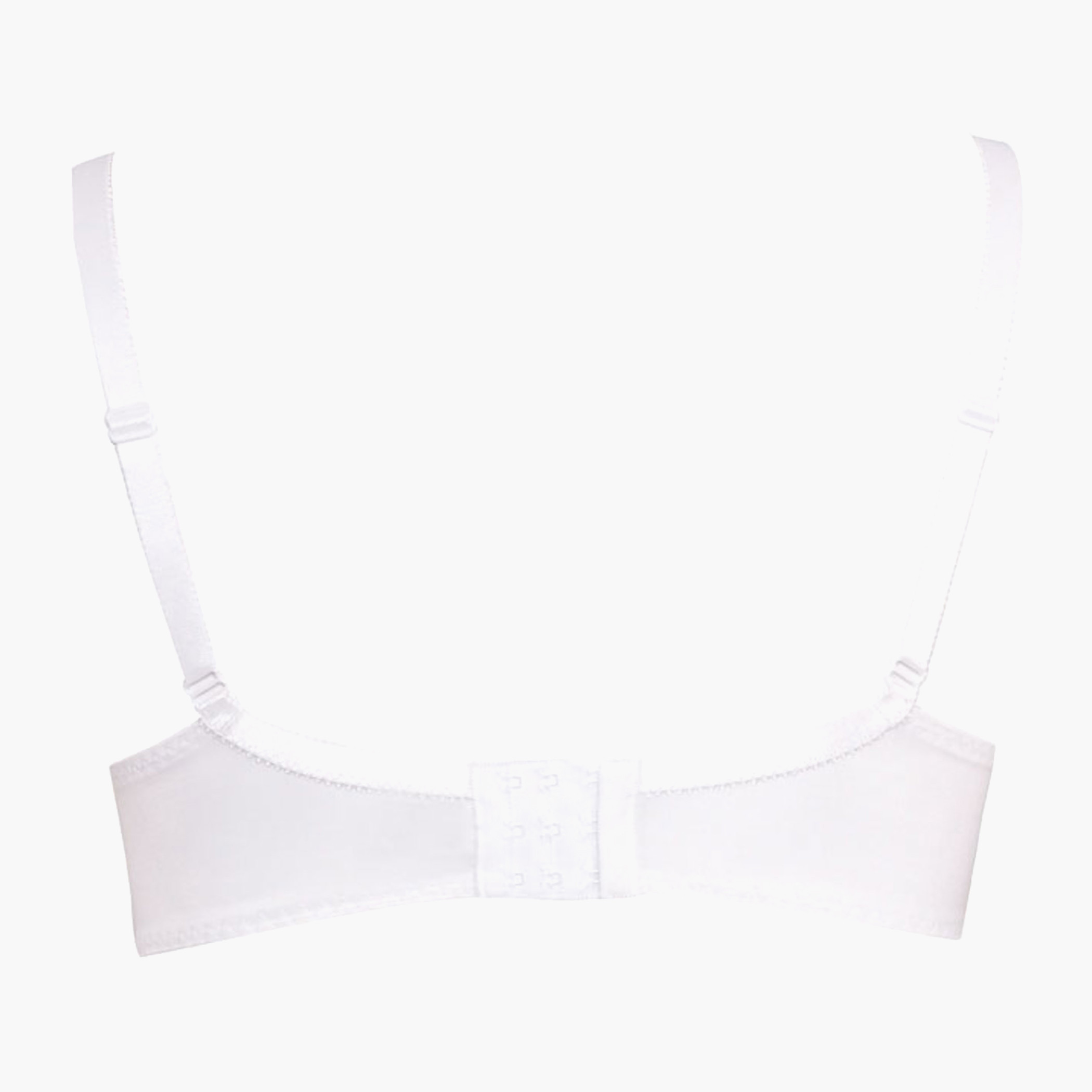 Yours Lace White Padded Hook and Eye Closure Bra-women-clothing-lingerie-bras-image-3
