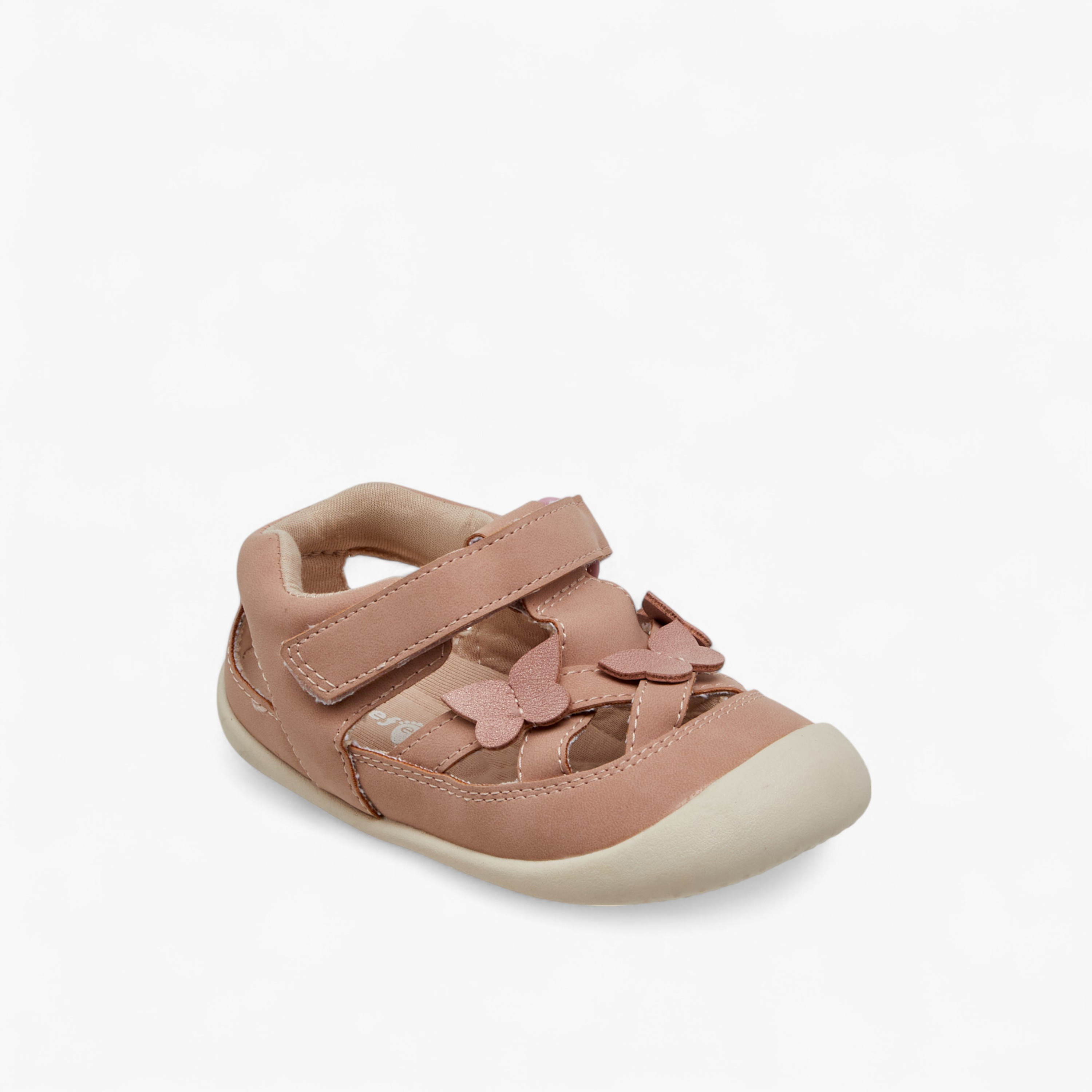 صندل بتزيينات فراشة وشريط إغلاق من بيرفيت-girls-shoes-sandals-image-2