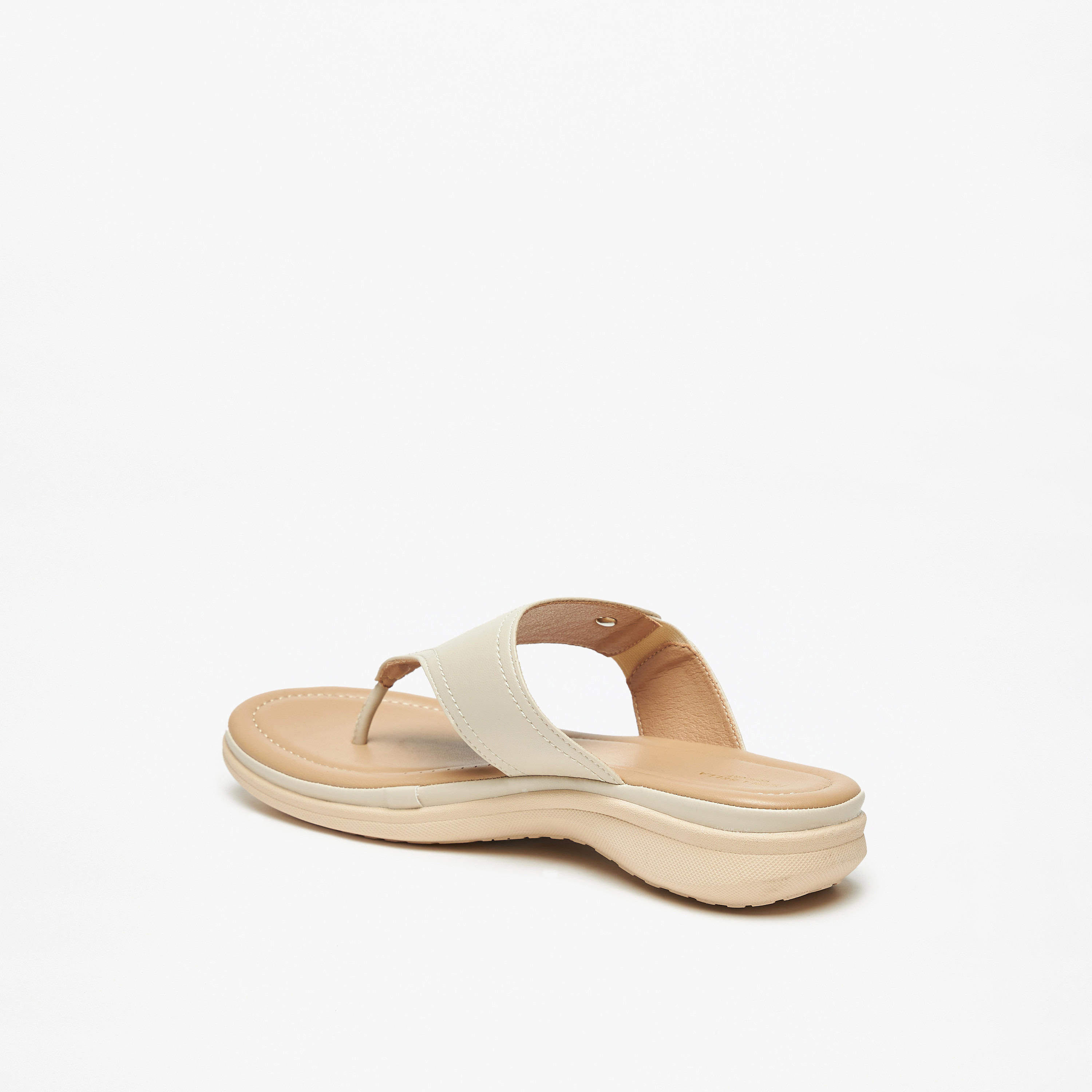 صندل سادة سهل الارتداء بزينة شعار من فلورا بيلا-women-shoes-flats-sandals-image-2