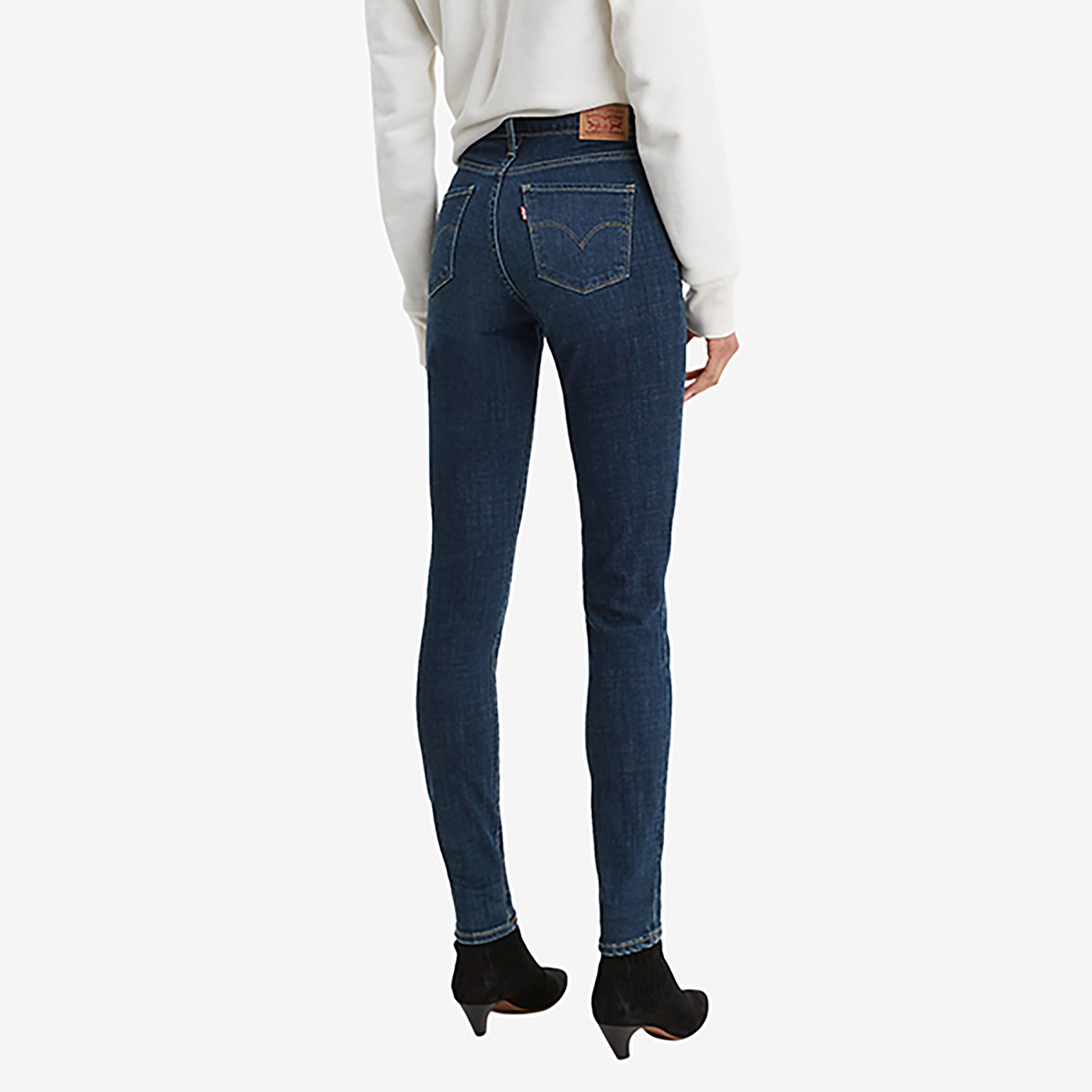 Levi's 311 Skinny Fit Blue Plain Women's Jeans-women-clothing-bottoms-jeans-image-3