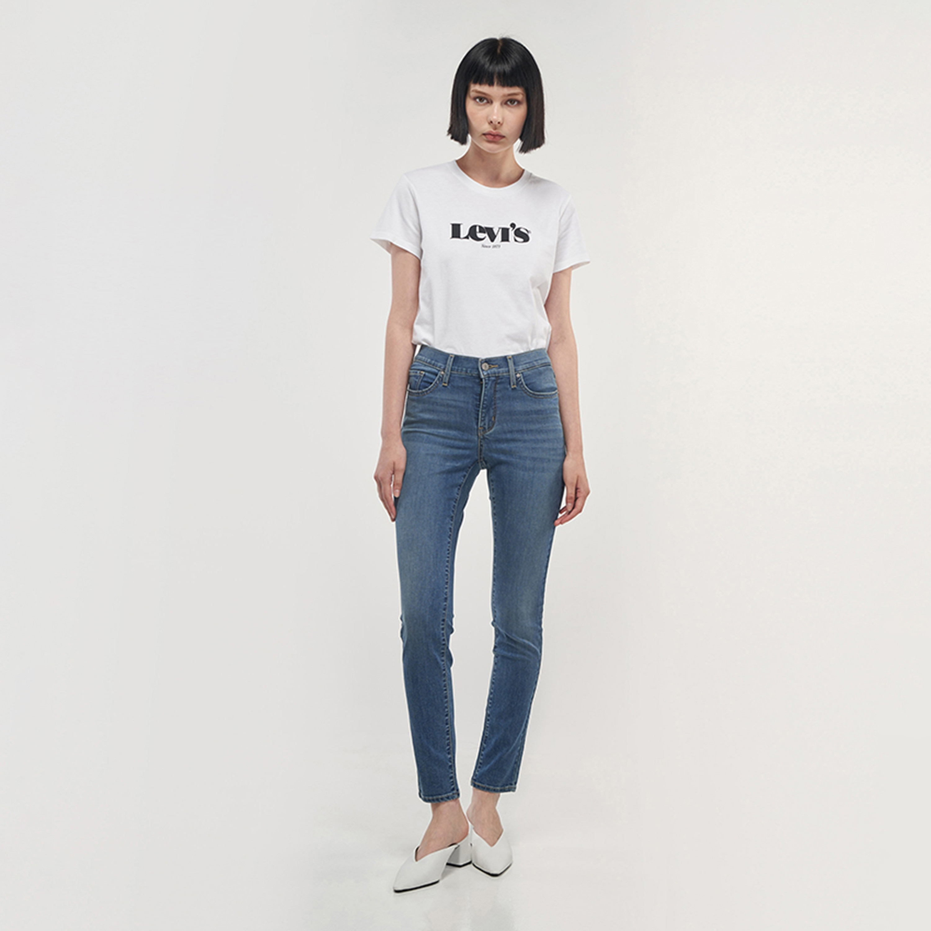 Levi's Skinny Fit Blue Plain Women's Jeans-women-clothing-bottoms-jeans-image-2