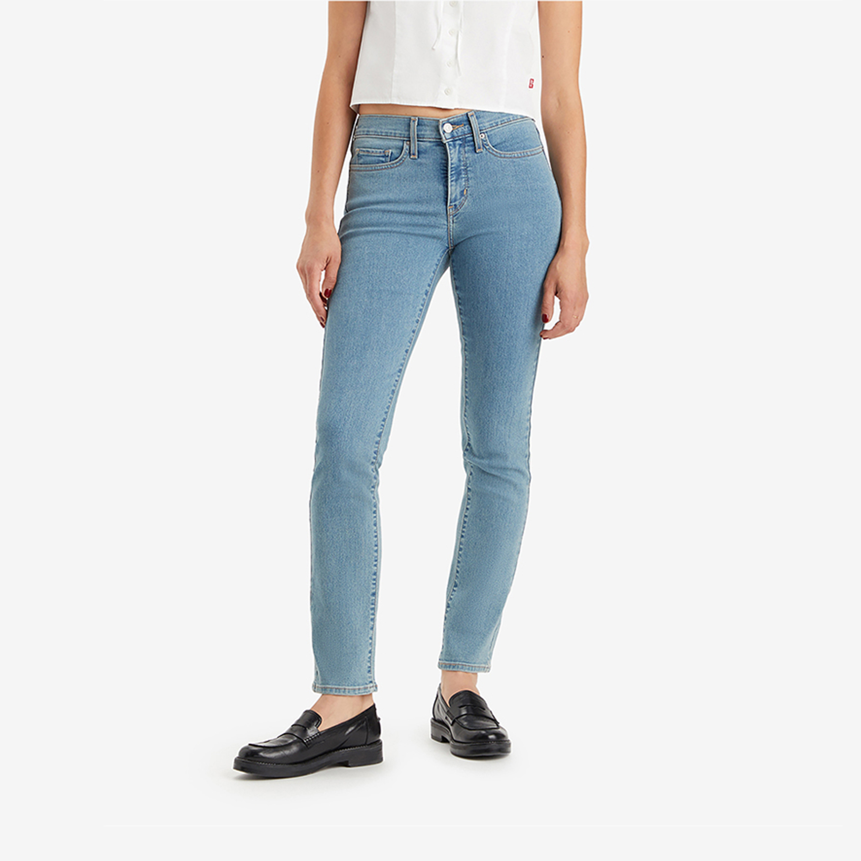 Levi's Women's Slim Fit Stretchable Mid-Rise Jeans-women-clothing-bottoms-jeans-image-1