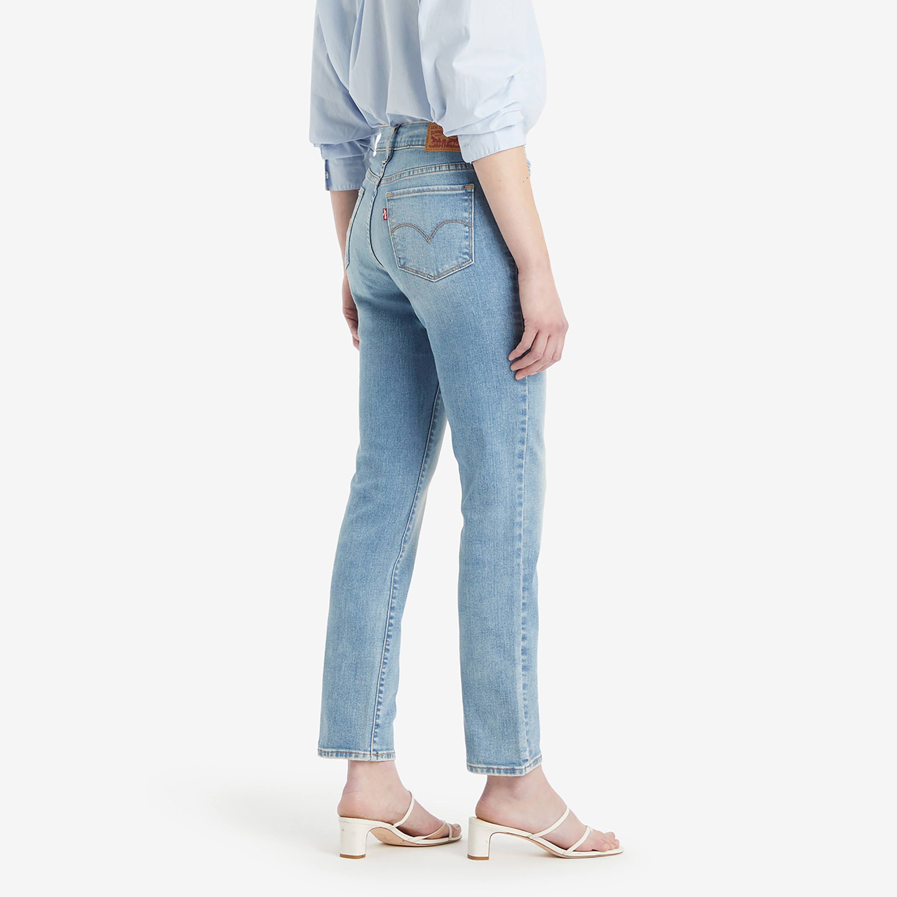 Levi's 312 Slim Fit Indigo 5 Pockets Light Fade Women's Jeans-women-clothing-bottoms-jeans-image-3