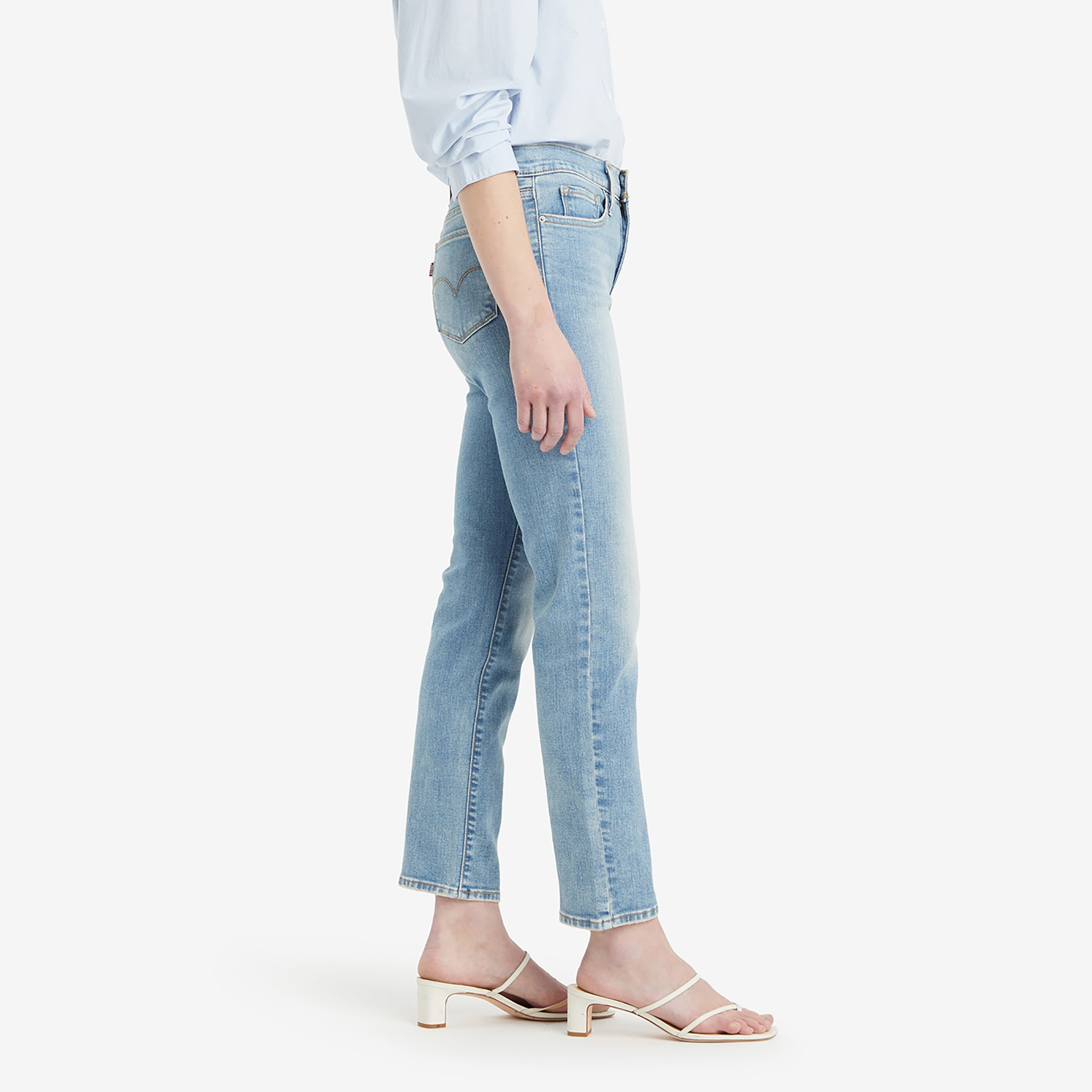 Levi's 312 Slim Fit Indigo 5 Pockets Light Fade Women's Jeans-women-clothing-bottoms-jeans-image-4
