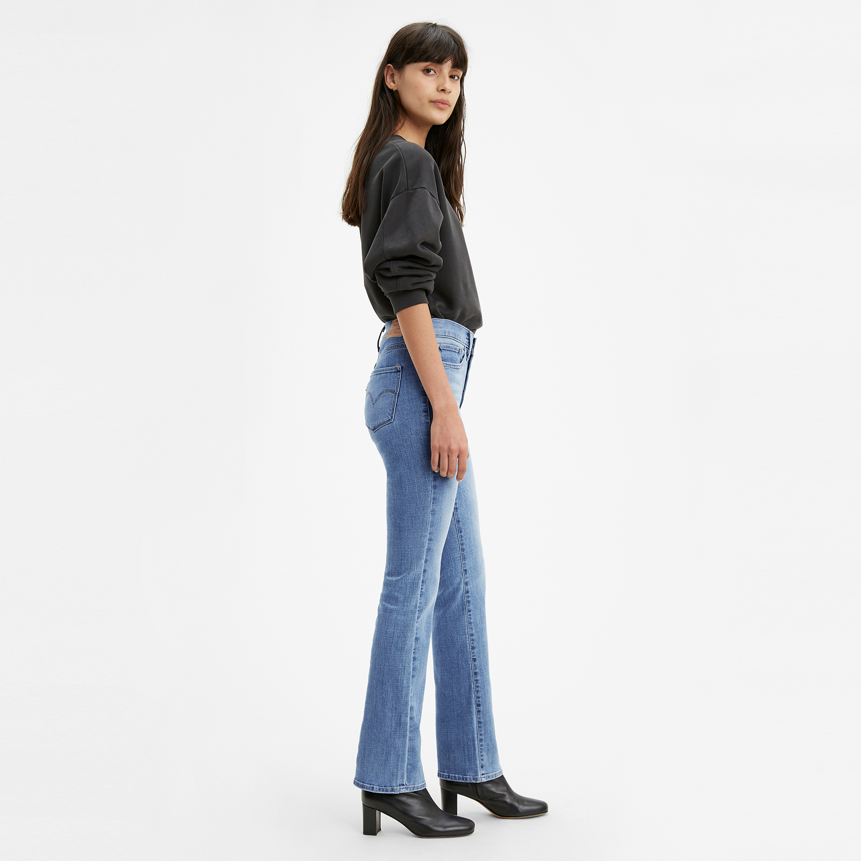 Levi's 315 Bootcut Fit Indigo 5 Pockets Women's Jeans-women-clothing-bottoms-jeans-image-2