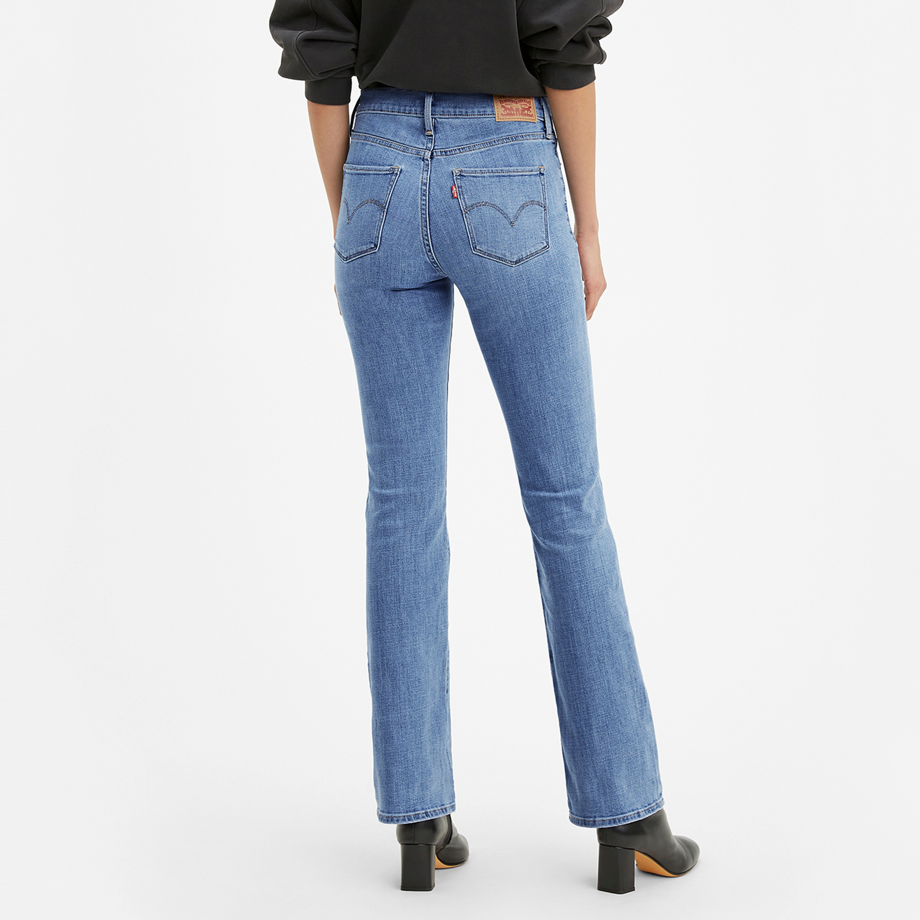 Levi's 315 Bootcut Fit Indigo 5 Pockets Women's Jeans-women-clothing-bottoms-jeans-image-3