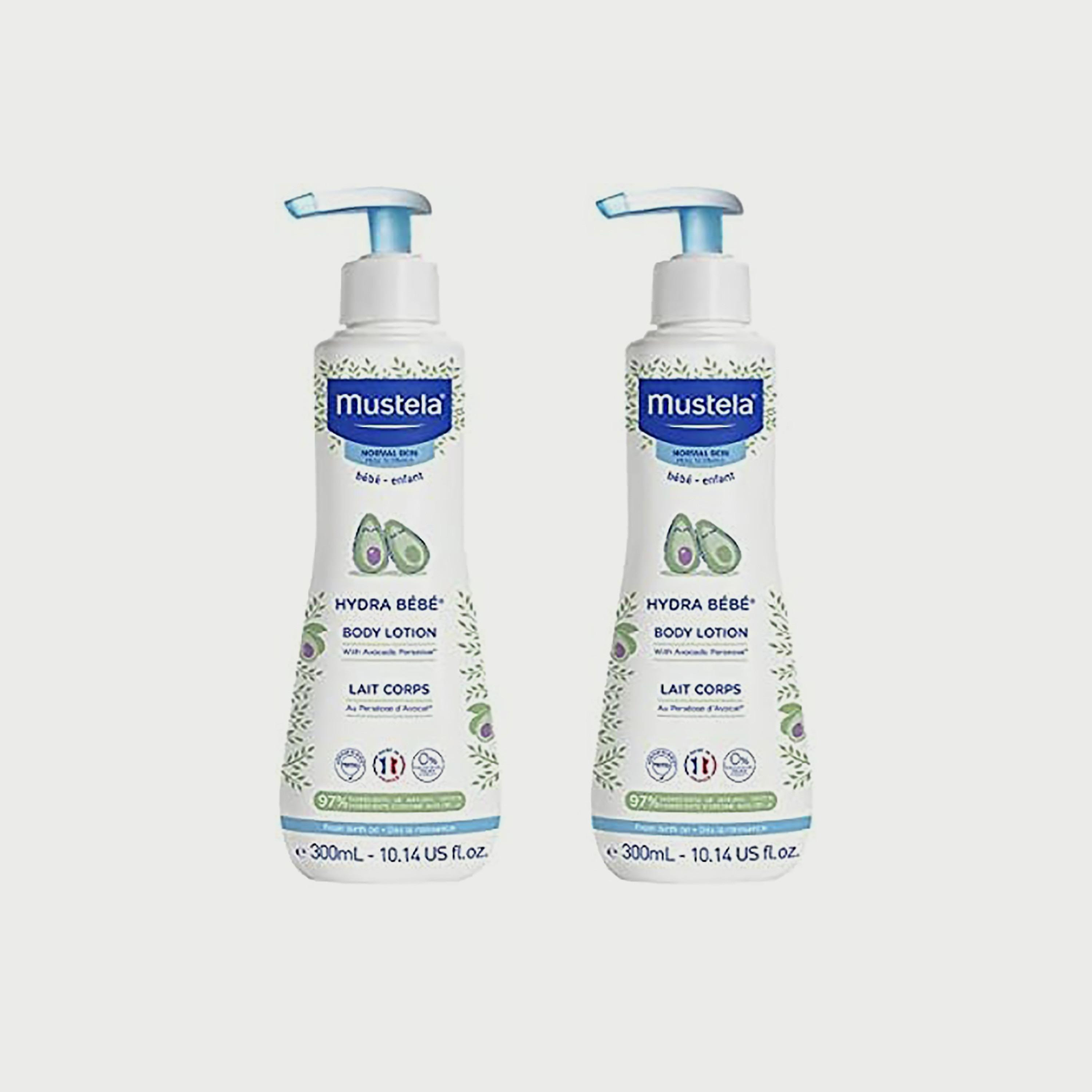 Mustela Pack of 2 Hydra Babe Body Lotion - 300 ml-baby-bathandcare-hairbodyskincare-lotionsandcreams-image-1