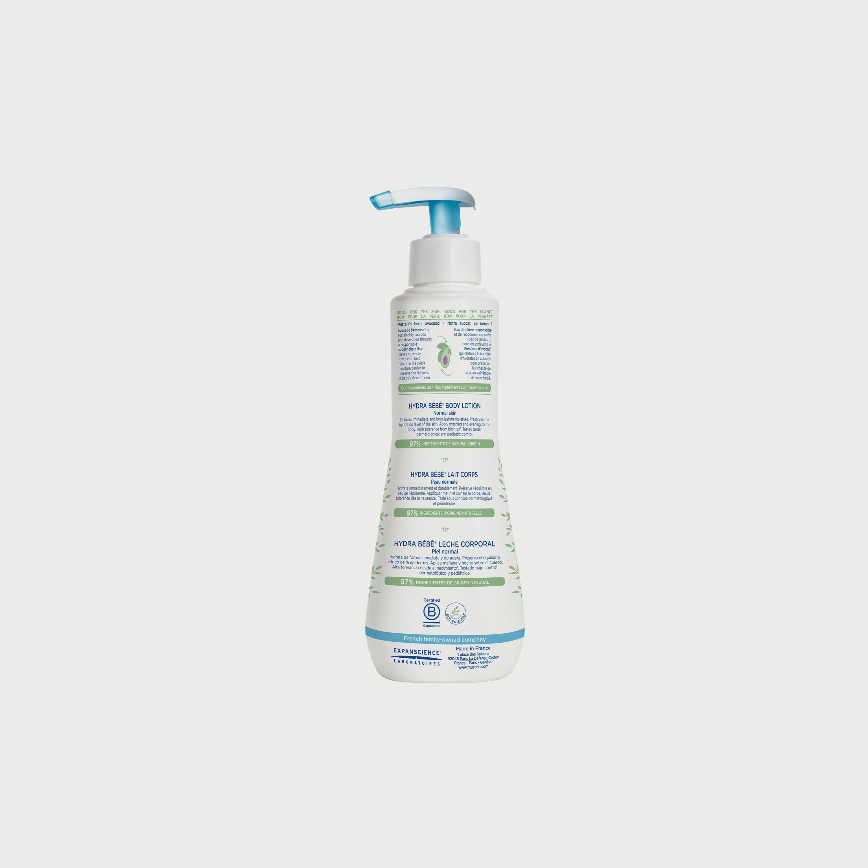 Mustela Pack of 2 Hydra Babe Body Lotion - 300 ml-baby-bathandcare-hairbodyskincare-lotionsandcreams-image-3