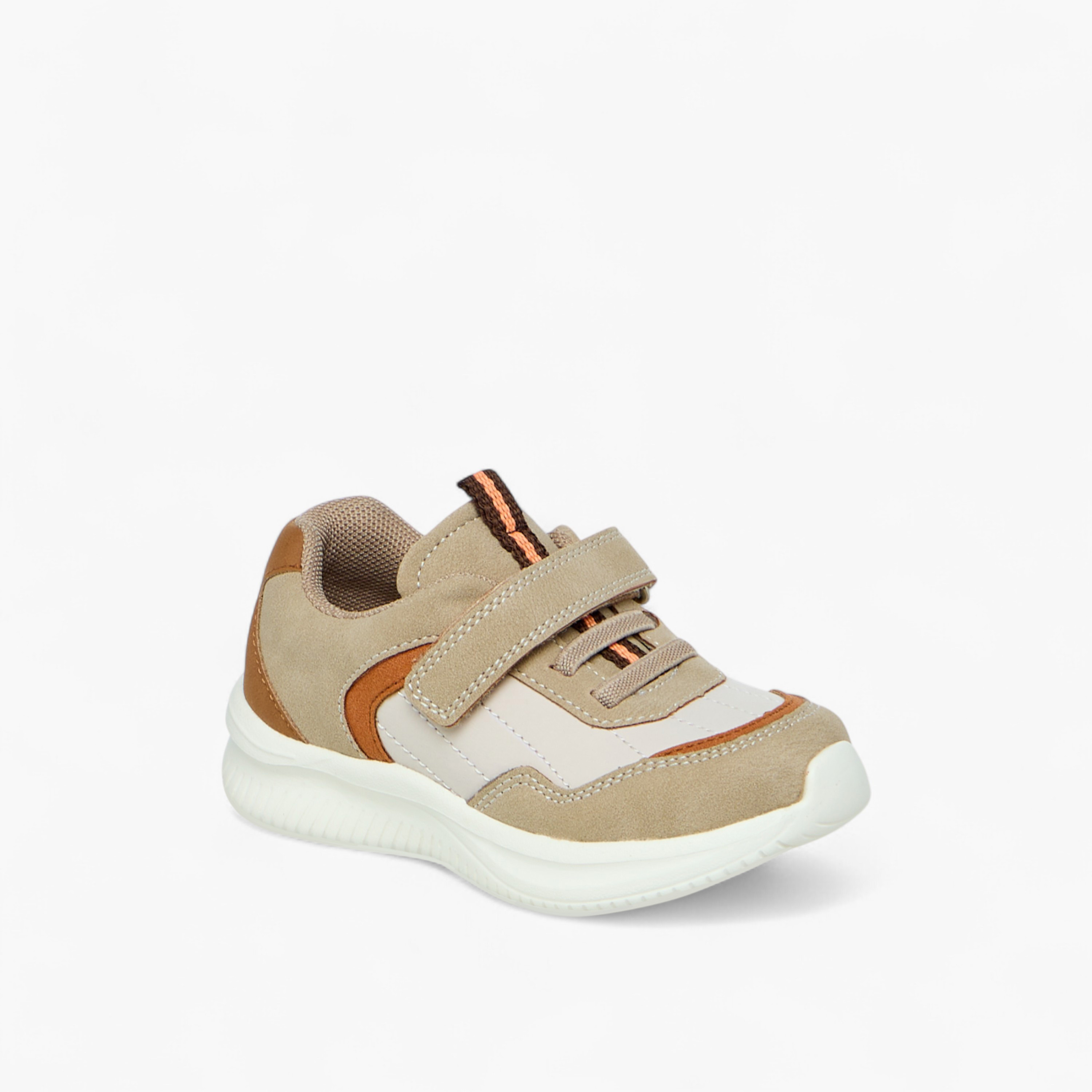Barefeet Colourblock Sneakers with Hook and Loop Closure-boys-shoes-sneakers-image-2