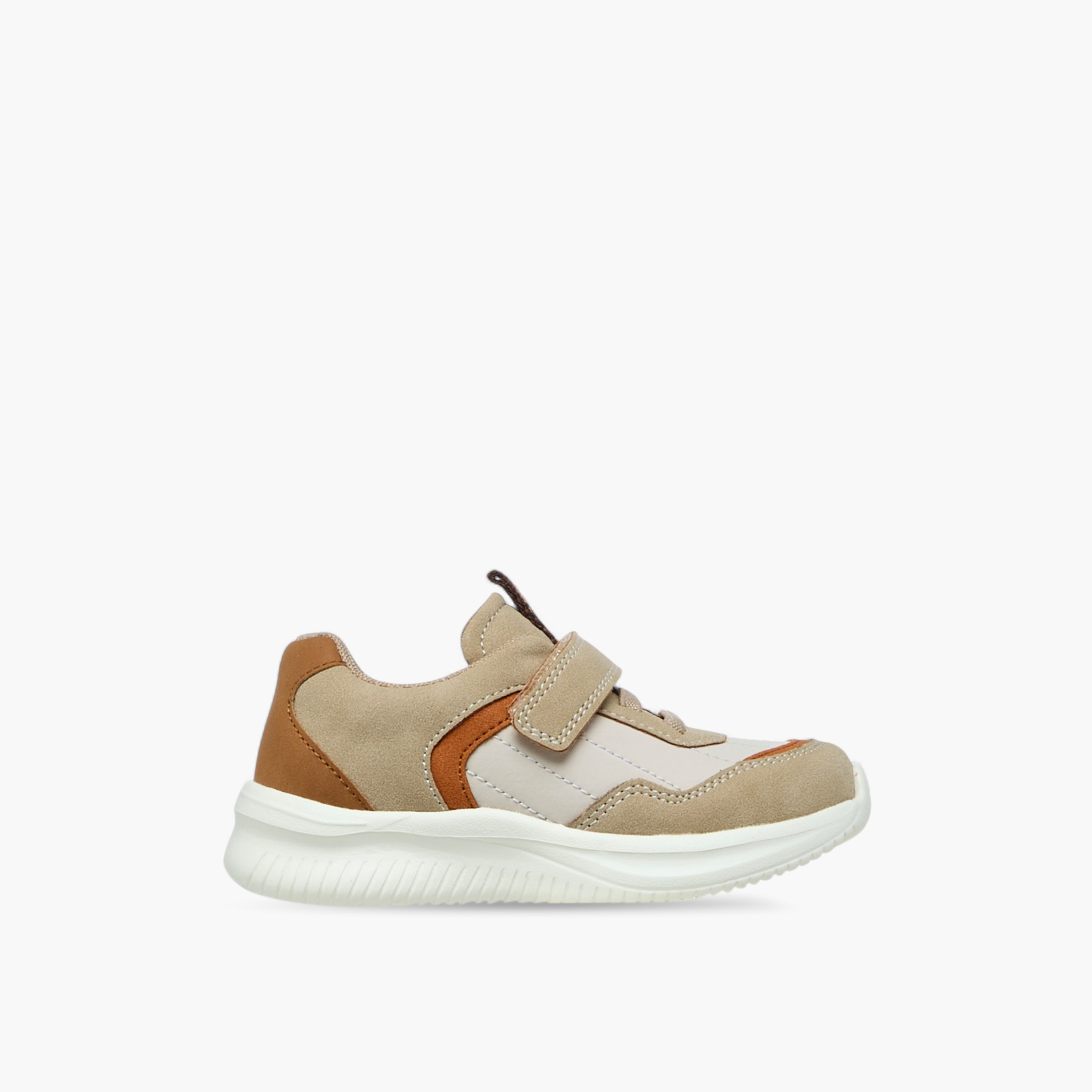 Barefeet Colourblock Sneakers with Hook and Loop Closure-boys-shoes-sneakers-image-3