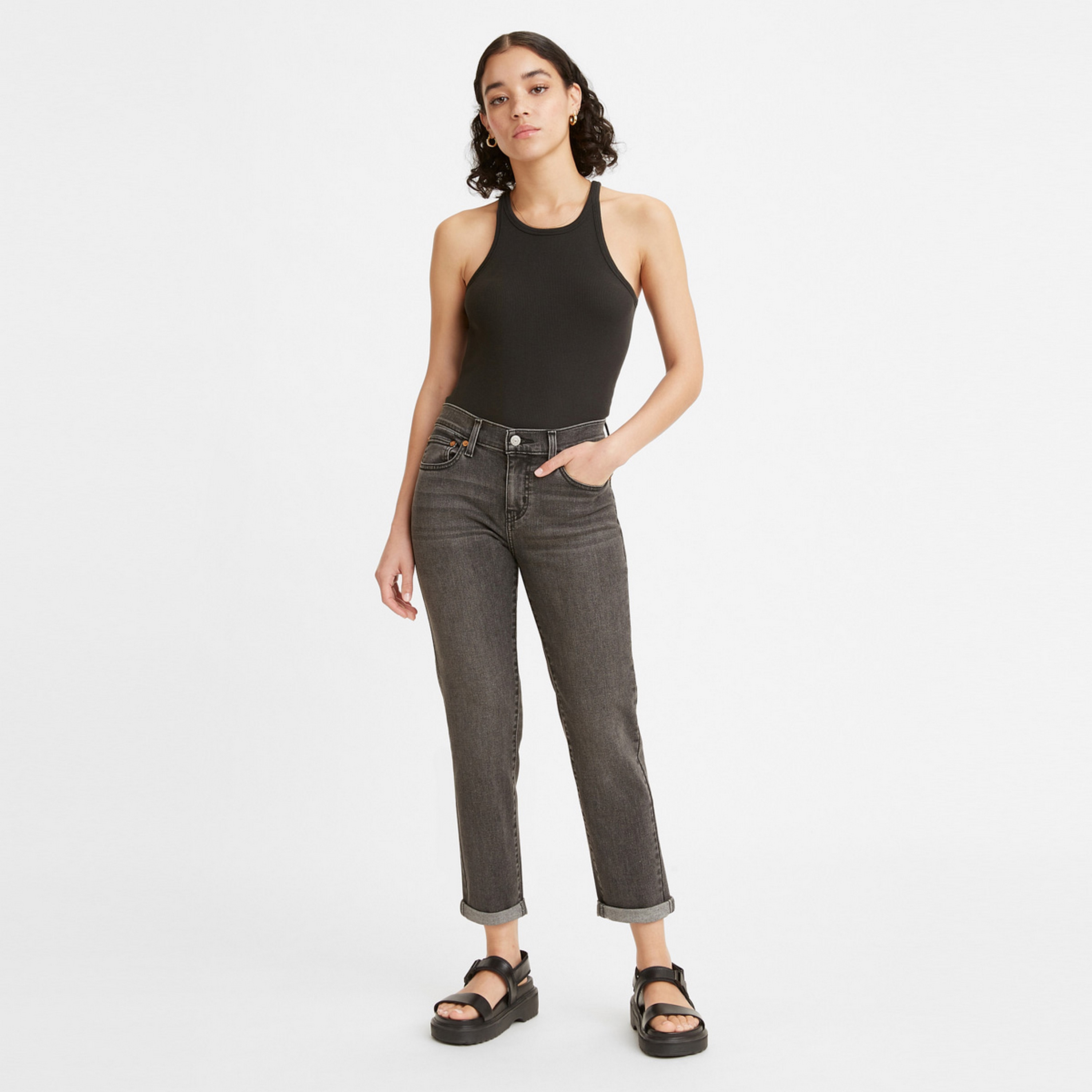 بنطال جينز من ليفايز ذو بوي فريند فت وجيب متوسط الارتفاع-women-clothing-bottoms-jeans-image-4