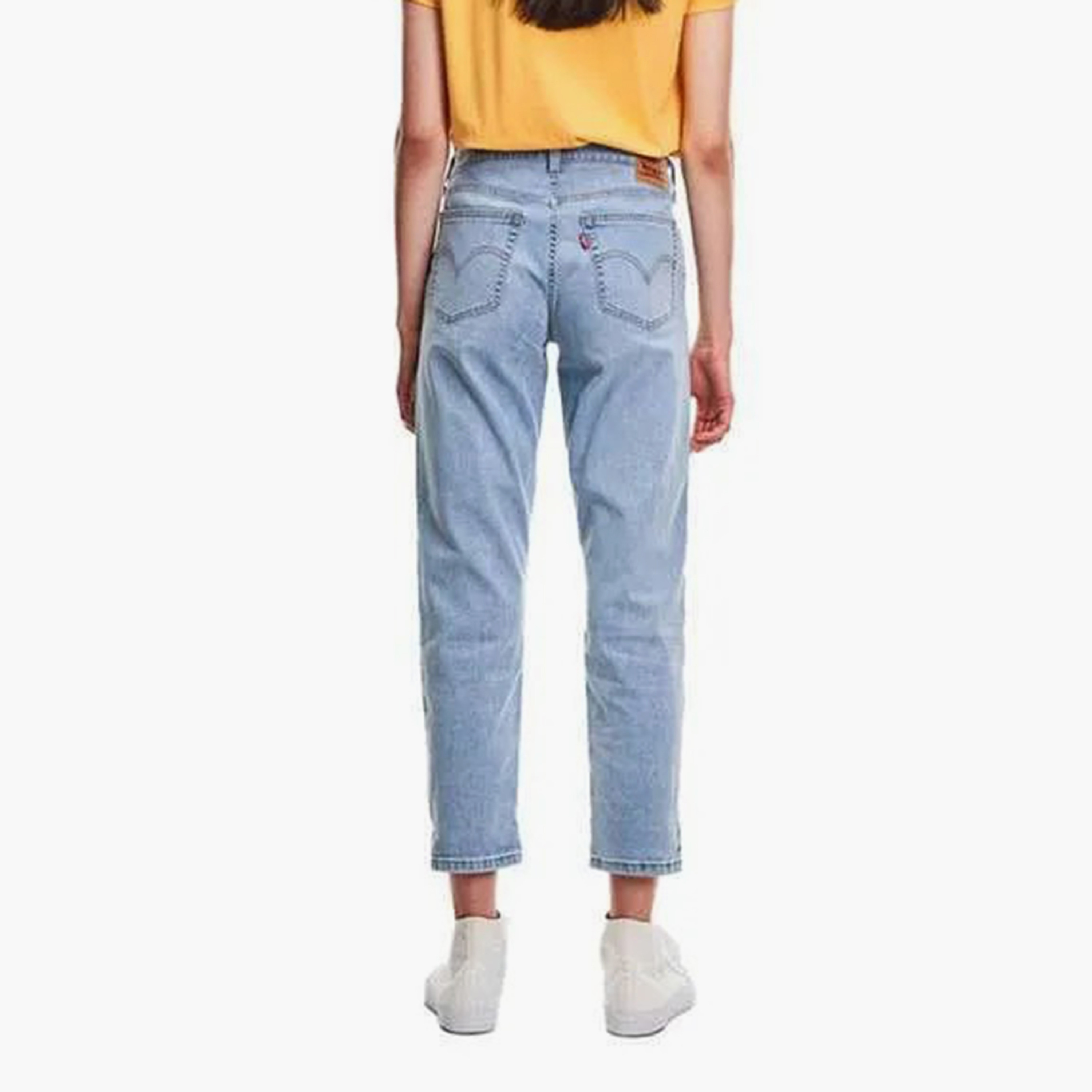 Levi's Boyfriend Fit Blue 5 Pockets Women's Jeans-women-clothing-bottoms-jeans-image-3