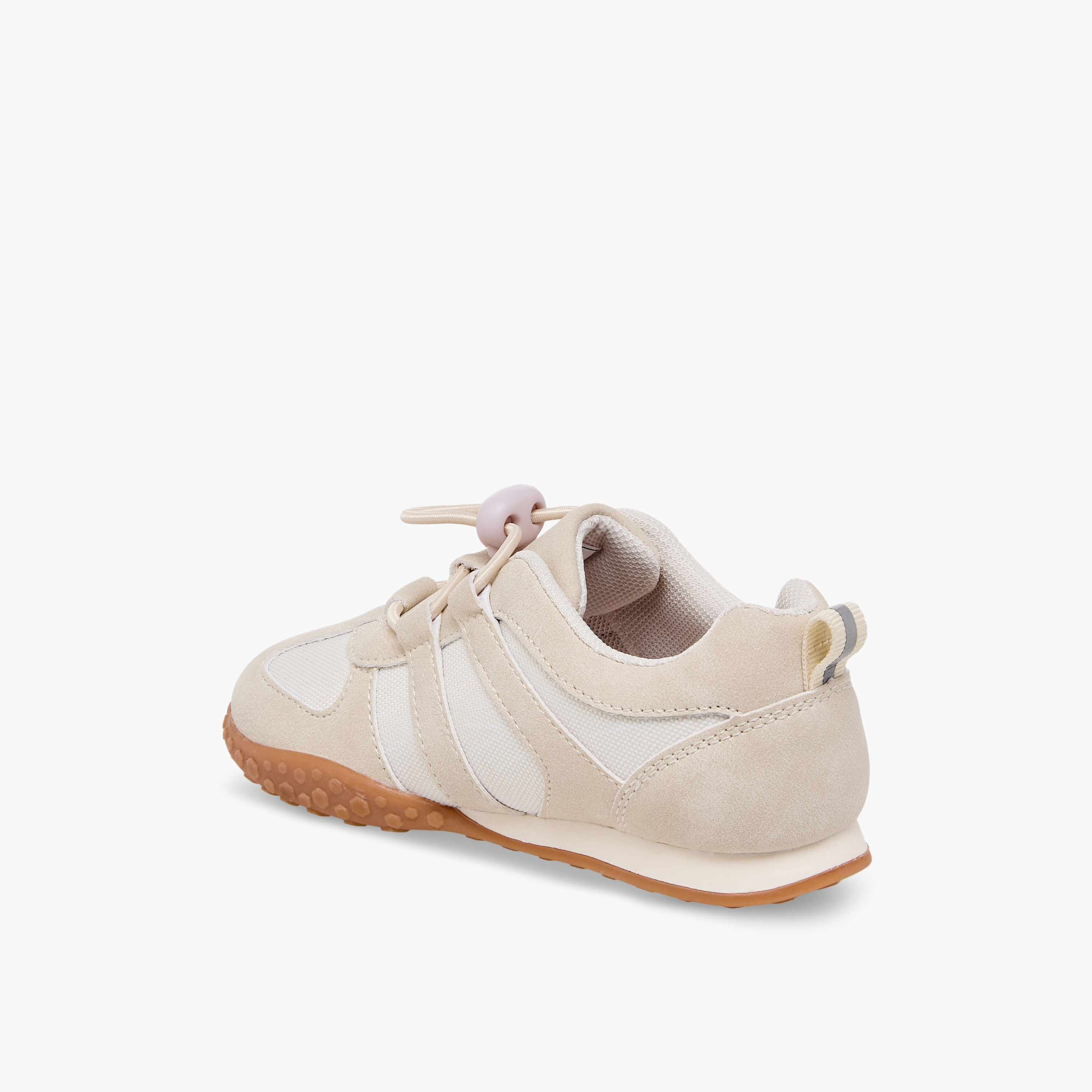 Juniors Boys Panelled Toggle Lace Ankle Sneakers-boys-shoes-sneakers-image-5
