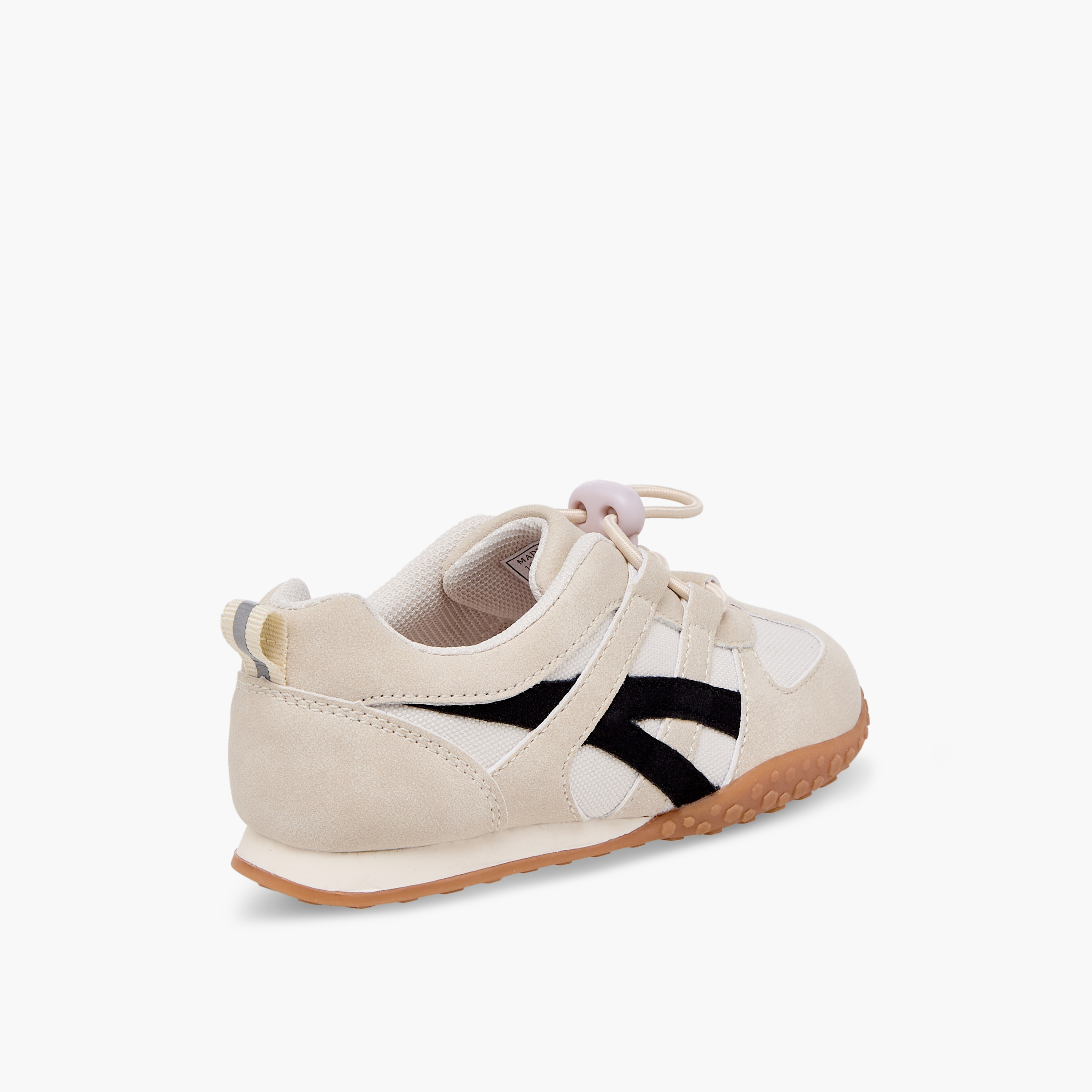 Juniors Boys Panelled Toggle Lace Ankle Sneakers-boys-shoes-sneakers-image-6