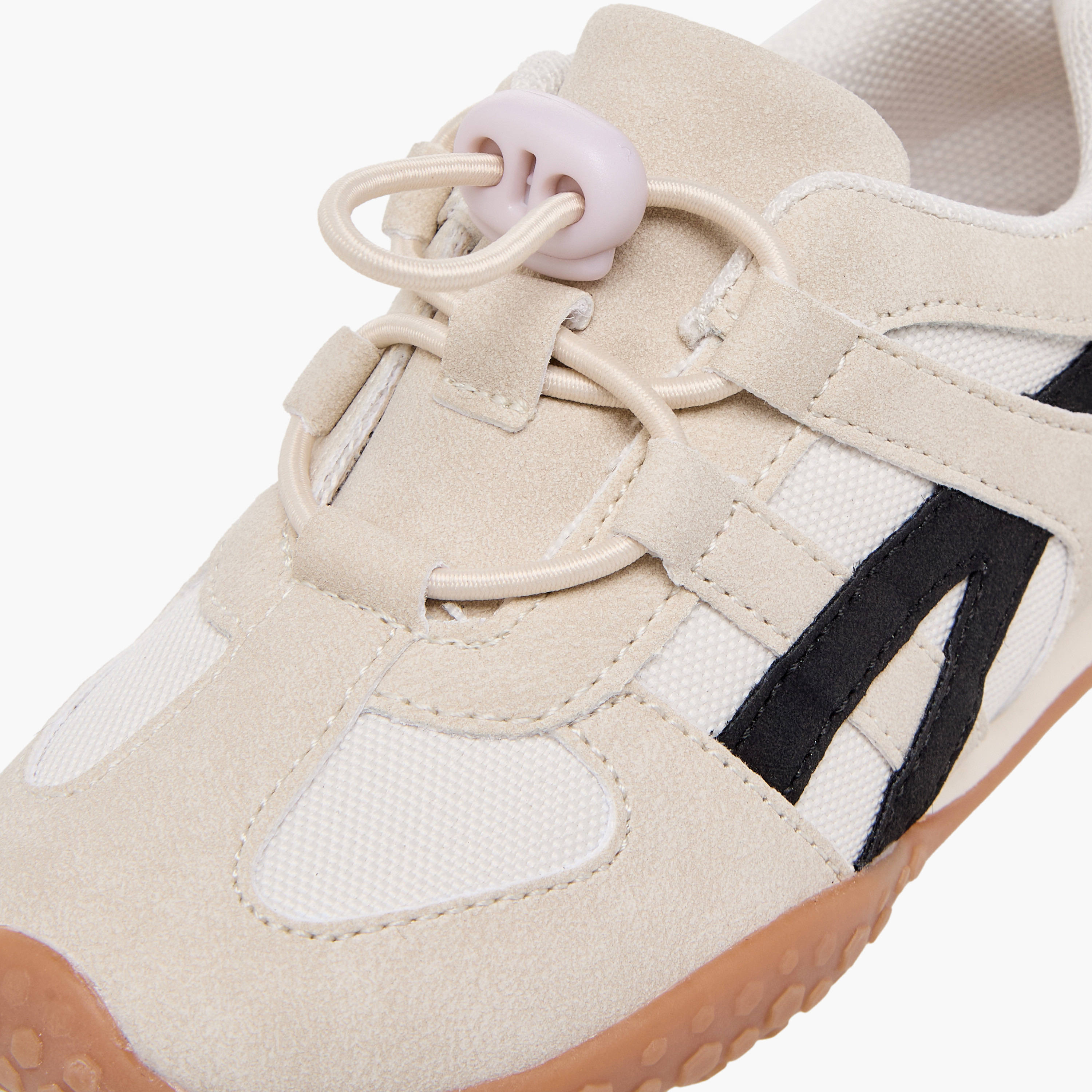 Juniors Boys Panelled Toggle Lace Ankle Sneakers-boys-shoes-sneakers-image-7