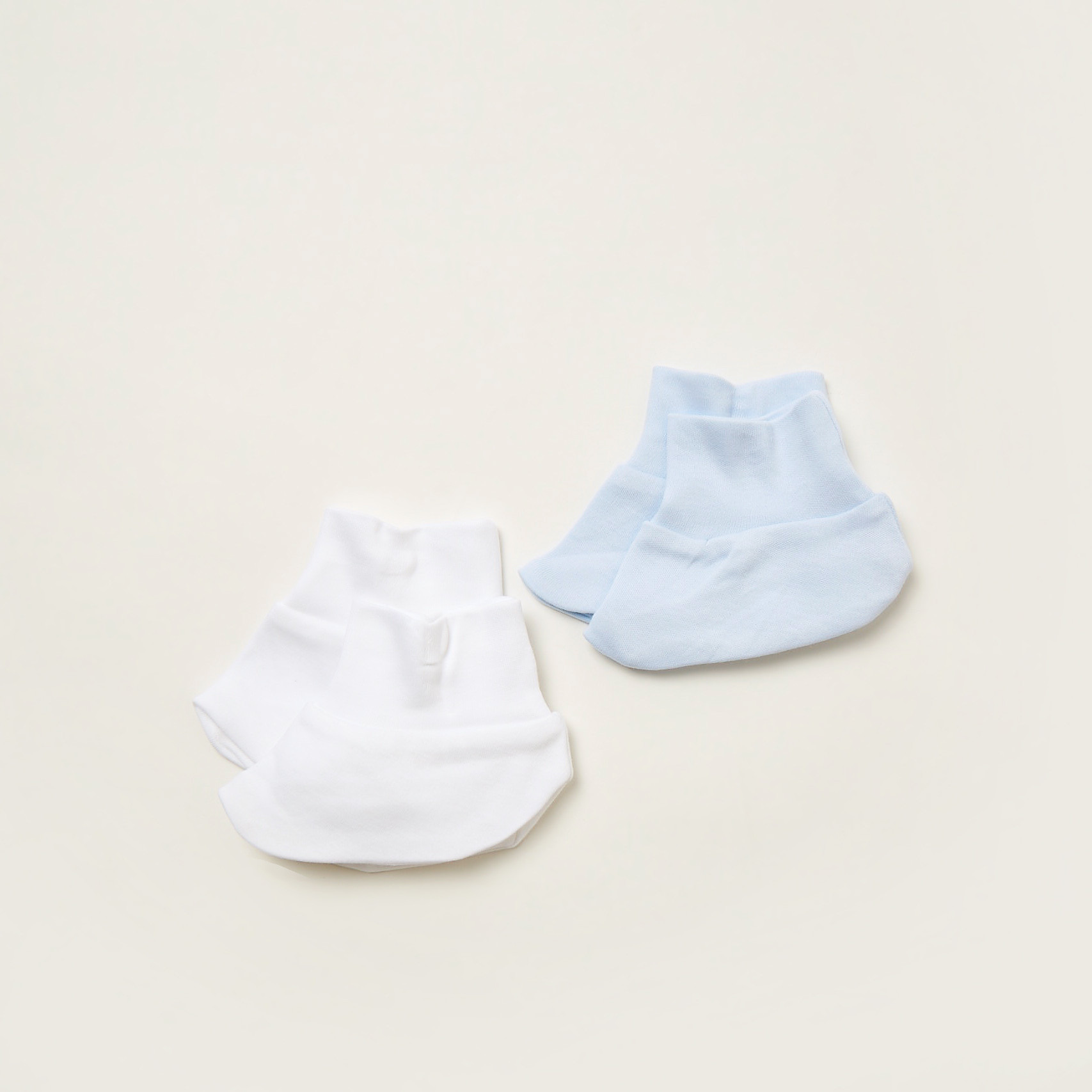 Juniors Solid Booties - Set of 2-baby-boys-shoes-booties-image-2