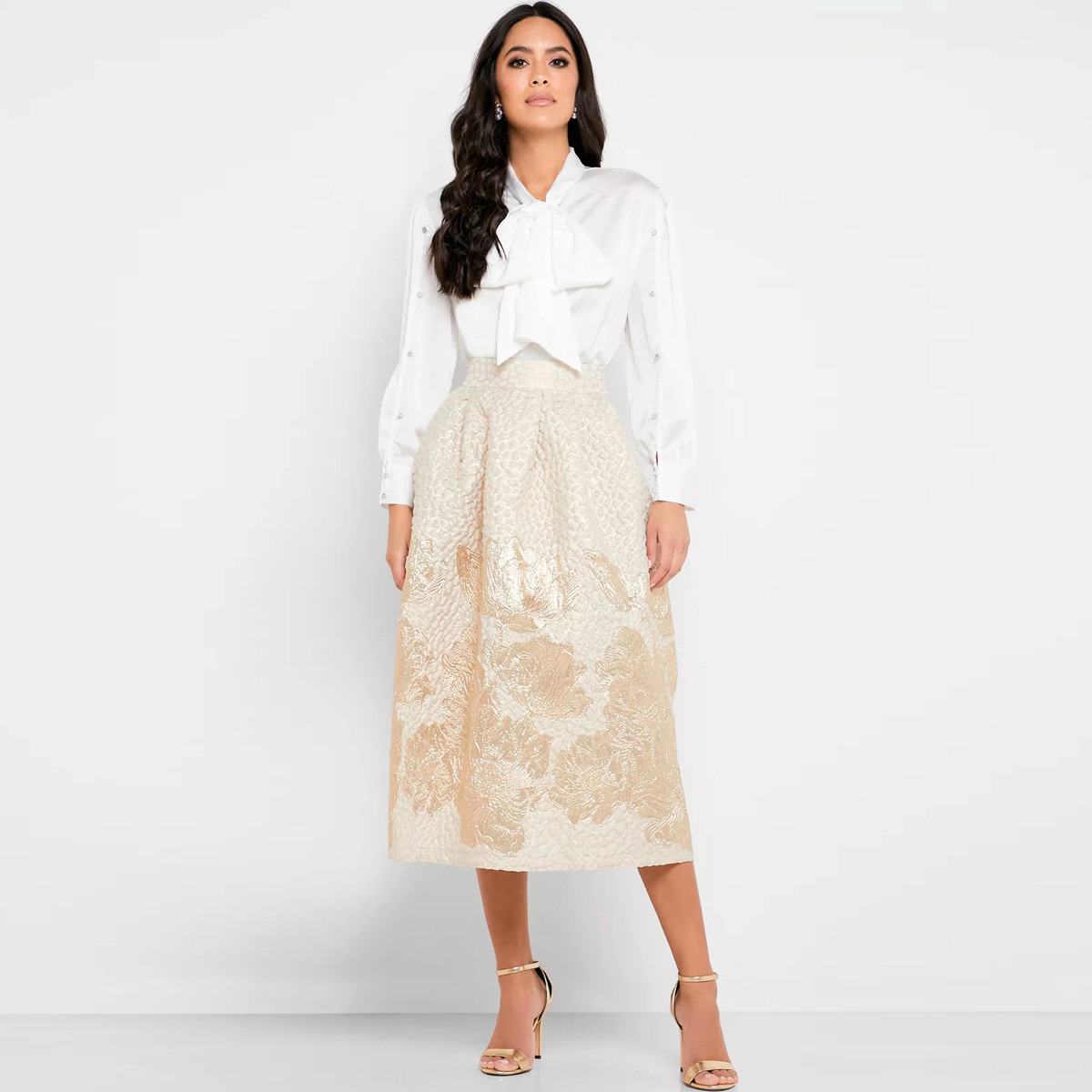تنورة مطرّزة ايه لاين من أنوتاه-women-clothing-bottoms-skirts-image-2