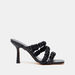 Haadana Slip-On Stiletto Heel Sandals with Ruched Straps-Women%27s Heel Sandals-thumbnailMobile-0