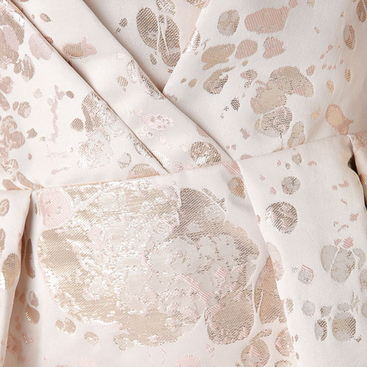 فستان إيه لاين ميدي بارز الملمس بأكمام منتفخة من أنوتاه-women-clothing-dresses-image-5