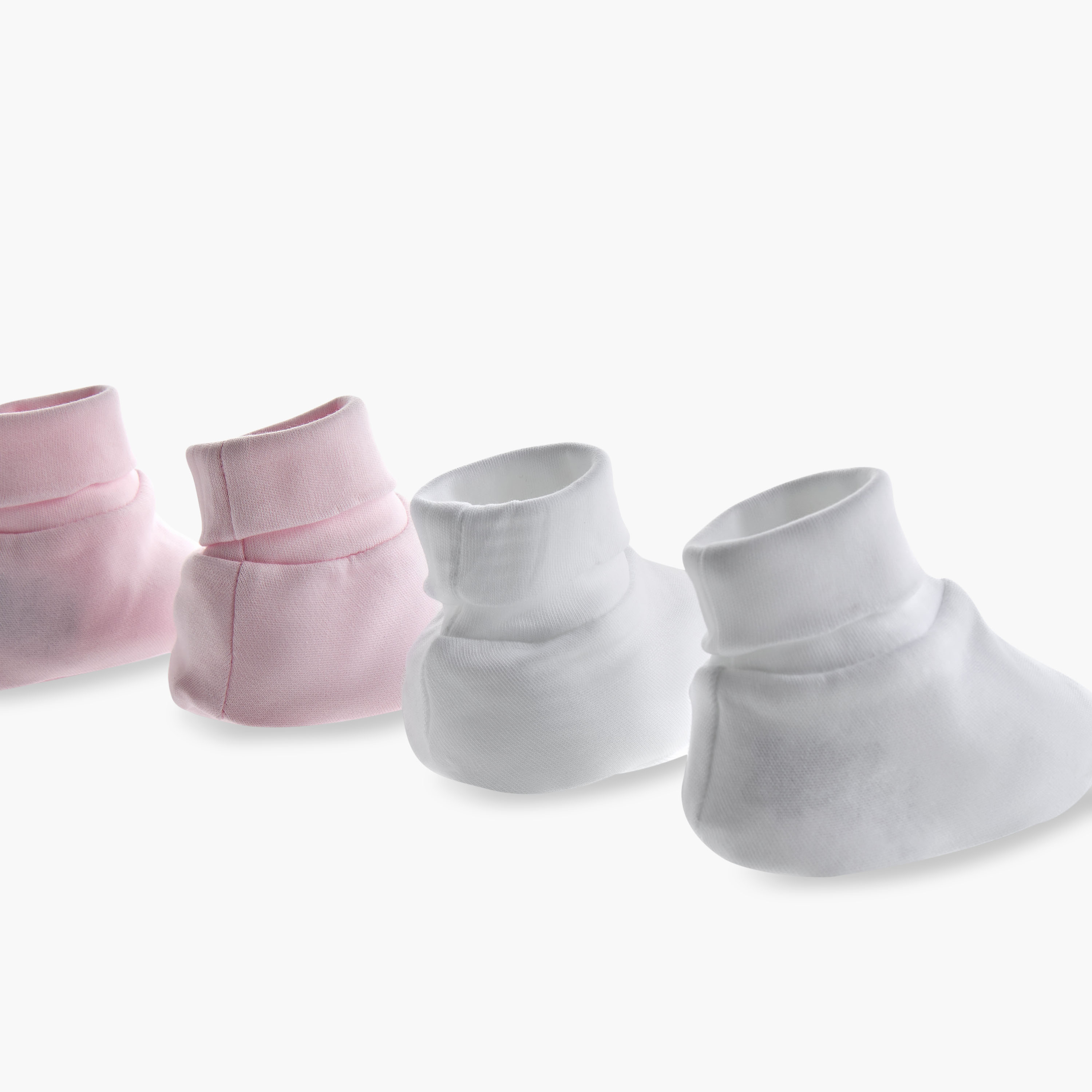 Juniors Solid Booties - Set of 2-baby-boys-shoes-booties-image-5