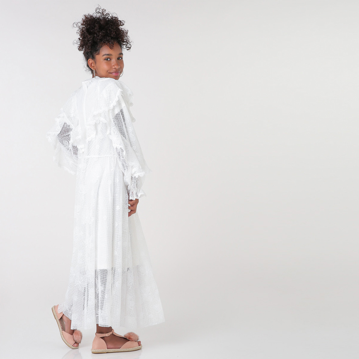فستان بأكمام واسعة وتفاصيل كروشيه من أنوتاه-girls-clothing-dressesandjumpsuits-image-3