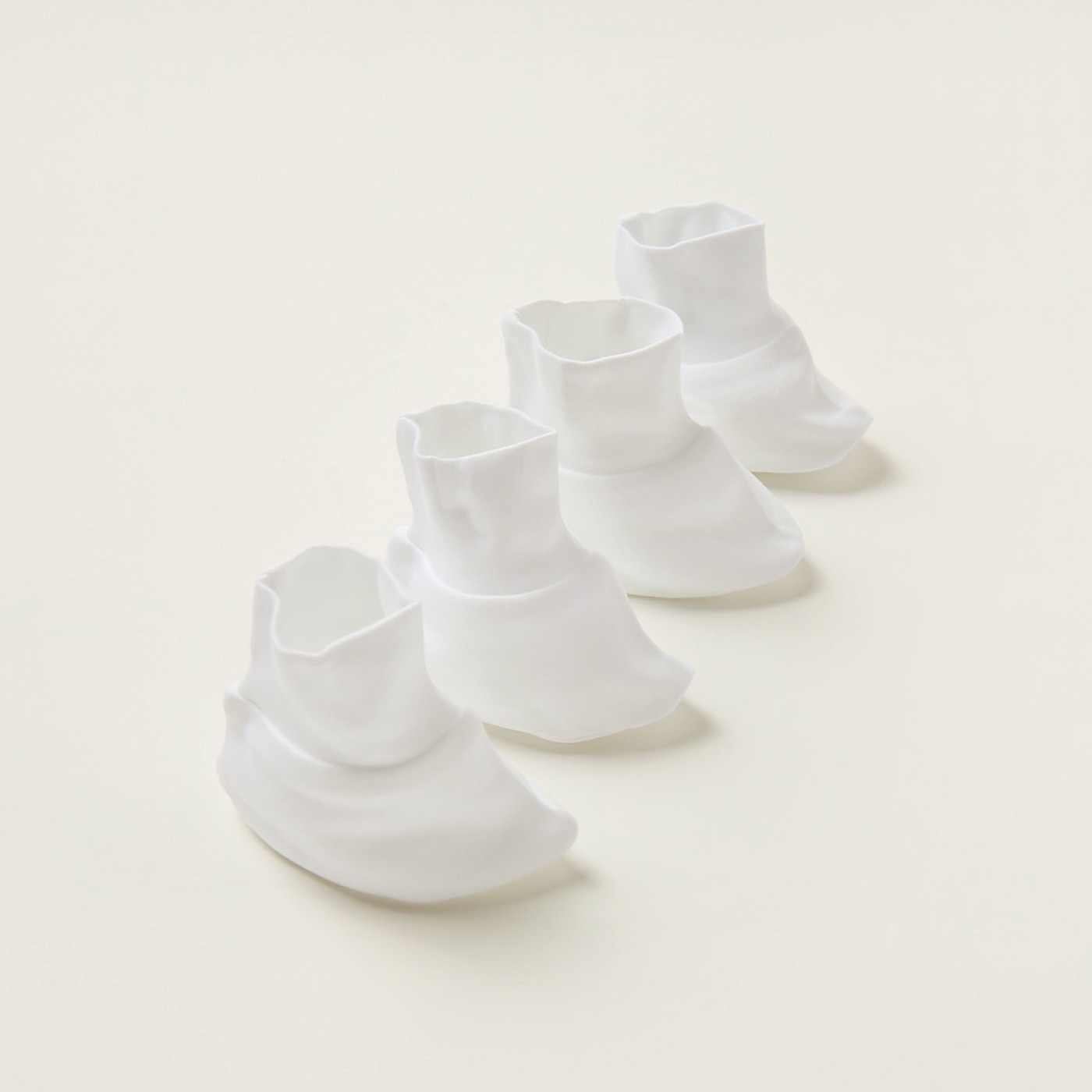 أبوات سادة من جونيورز - طقم من زوجين-baby-boys-shoes-booties-image-1
