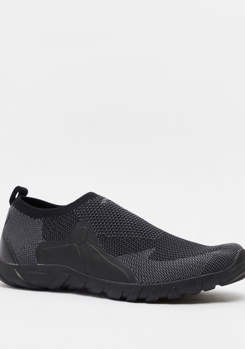 Dash Textured Slip-On Walking Shoes-Men%27s Sports Shoes-image-1