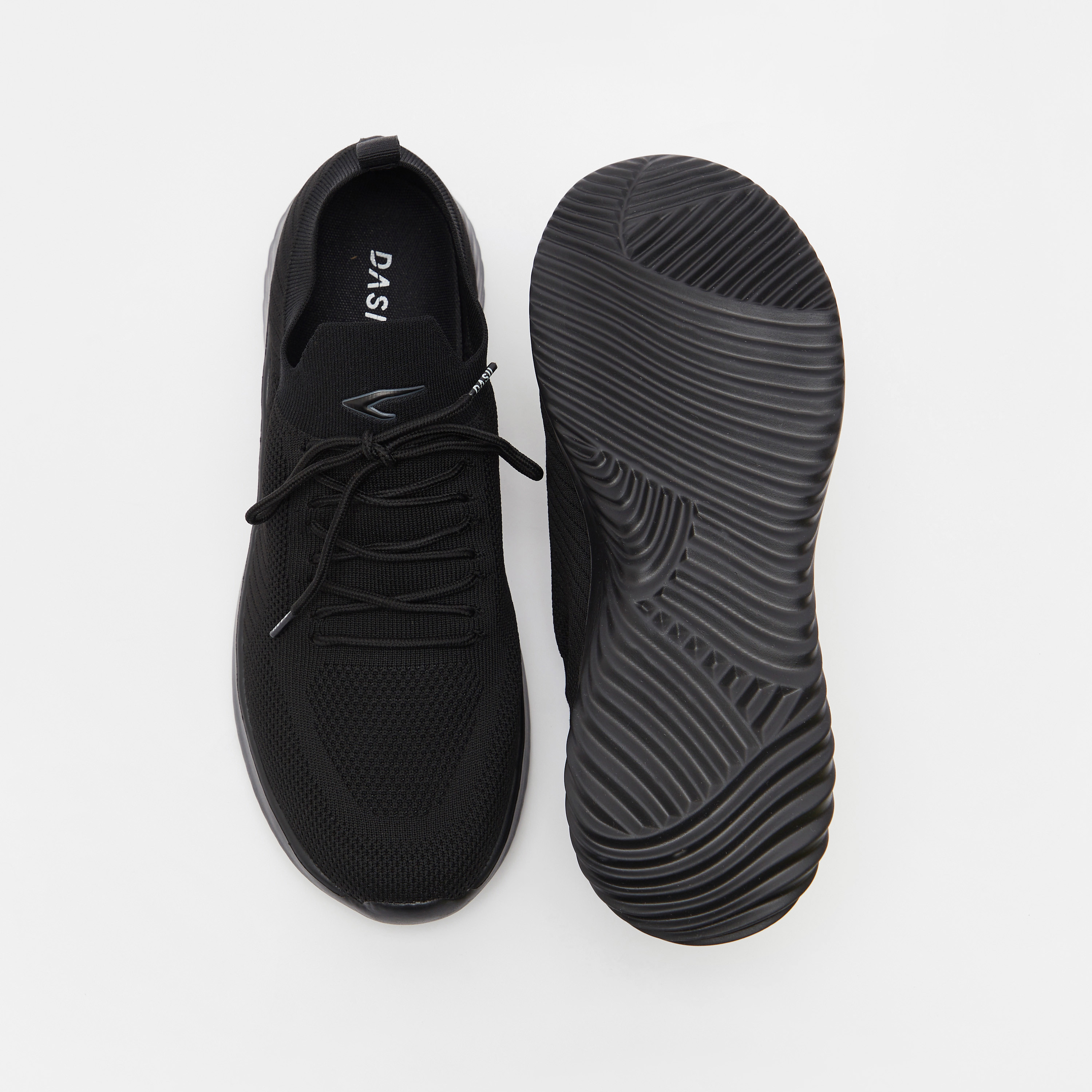Dash Textured Lace-Up Running Shoes-sports-men-shoes-image-15