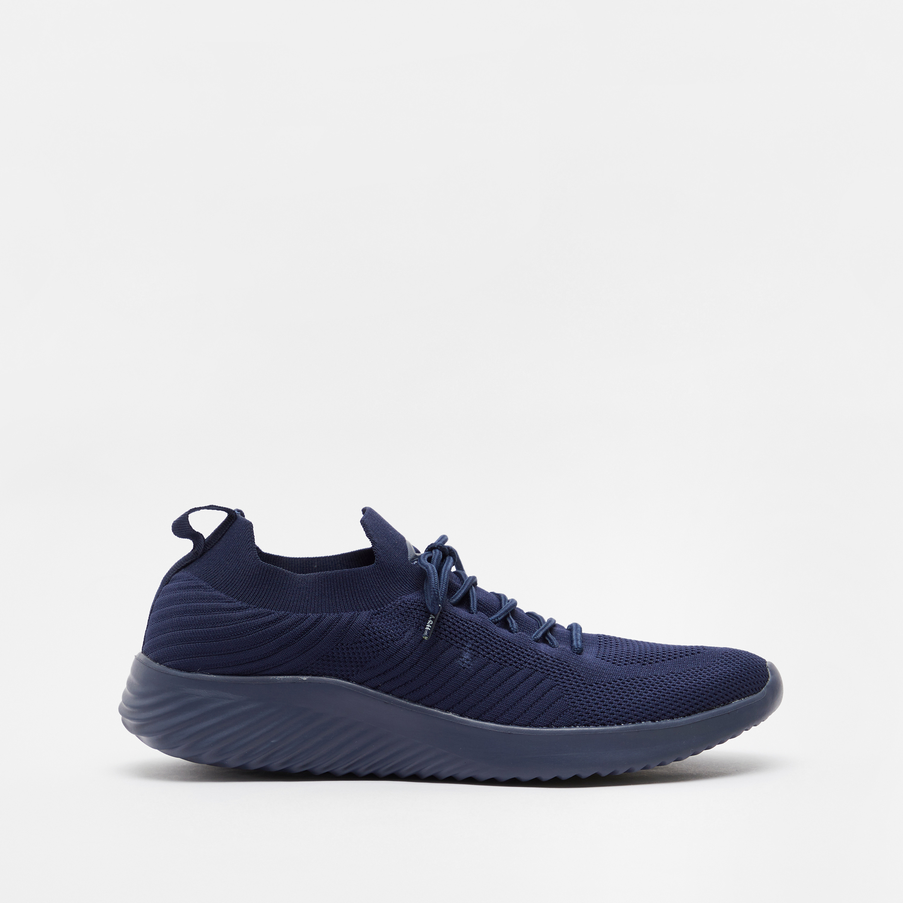 Dash Textured Lace-Up Running Shoes-sports-men-shoes-image-6