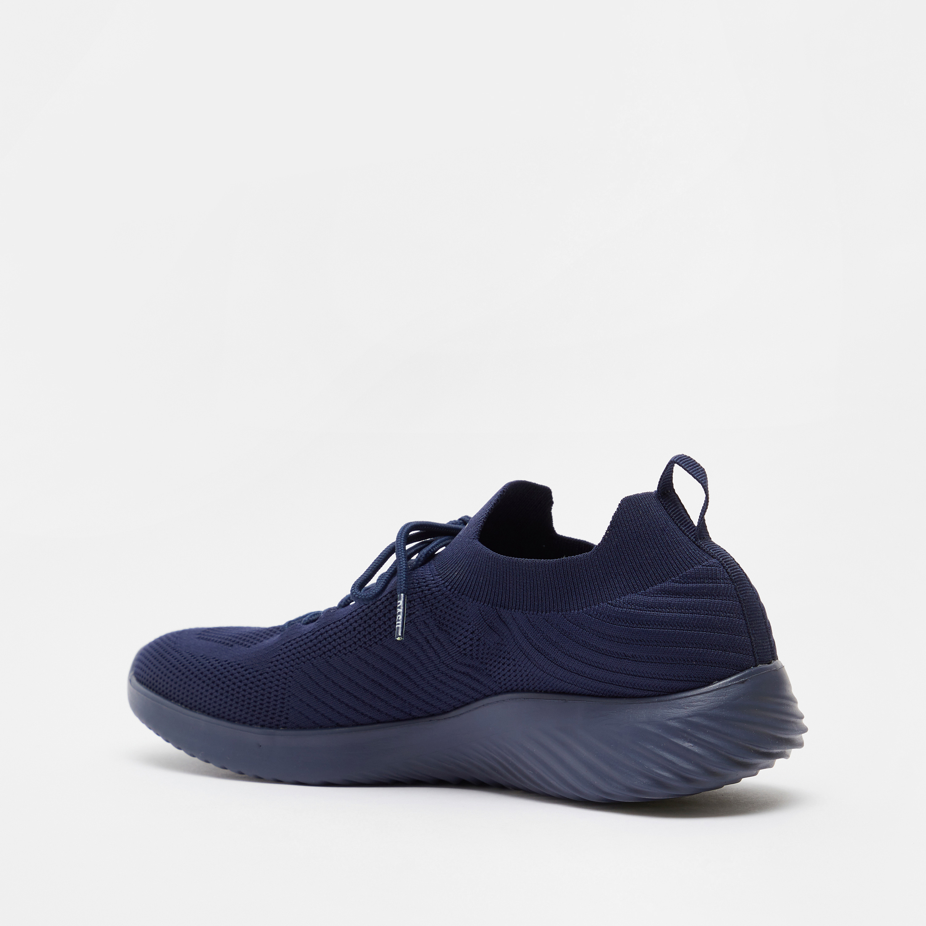 Dash Textured Lace-Up Running Shoes-sports-men-shoes-image-8