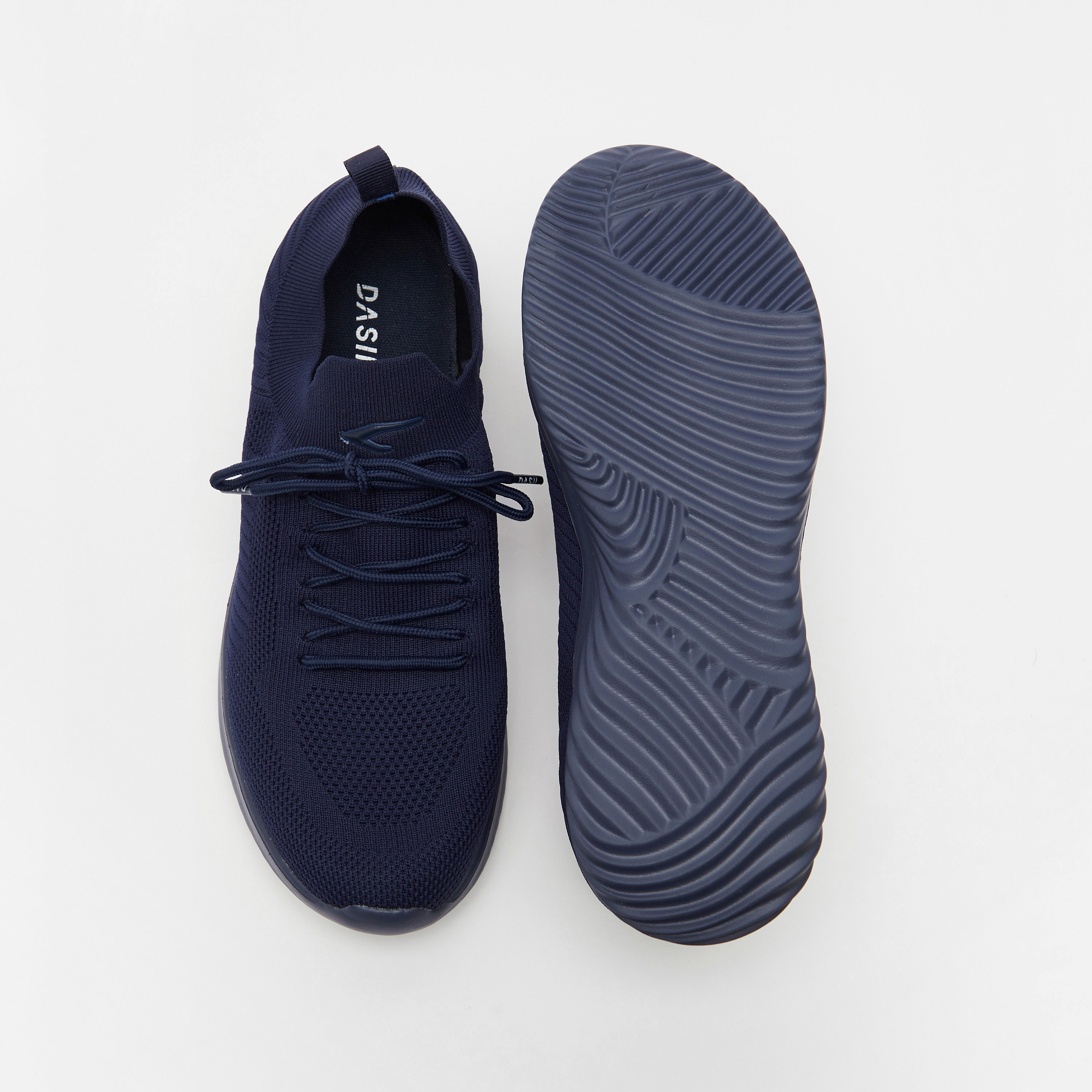 Dash Textured Lace-Up Running Shoes-sports-men-shoes-image-10