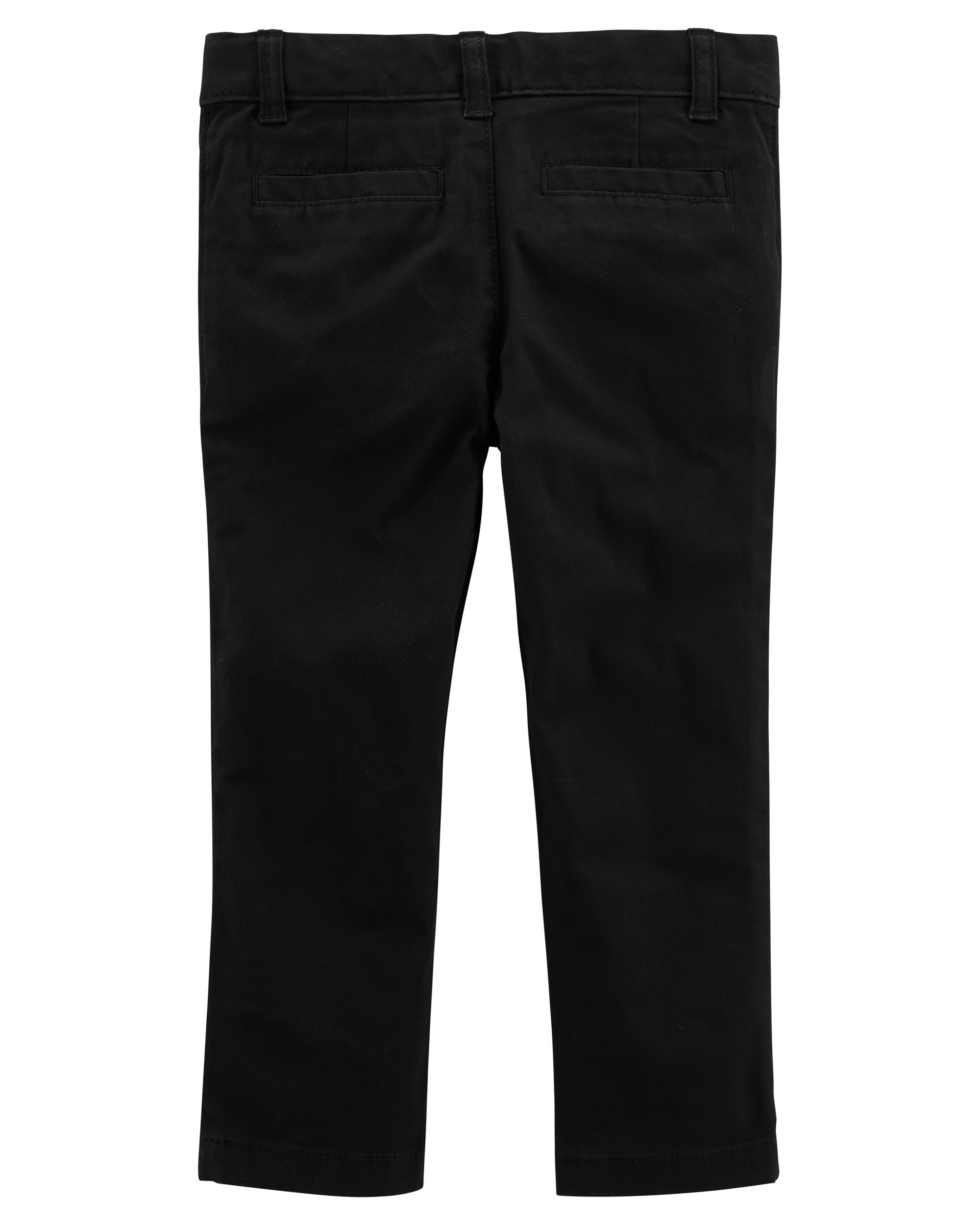 بنطلون شينو سادة بأزرار إغلاق وجيوب من كارترز-baby-boys-clothing-bottoms-trousers-image-3