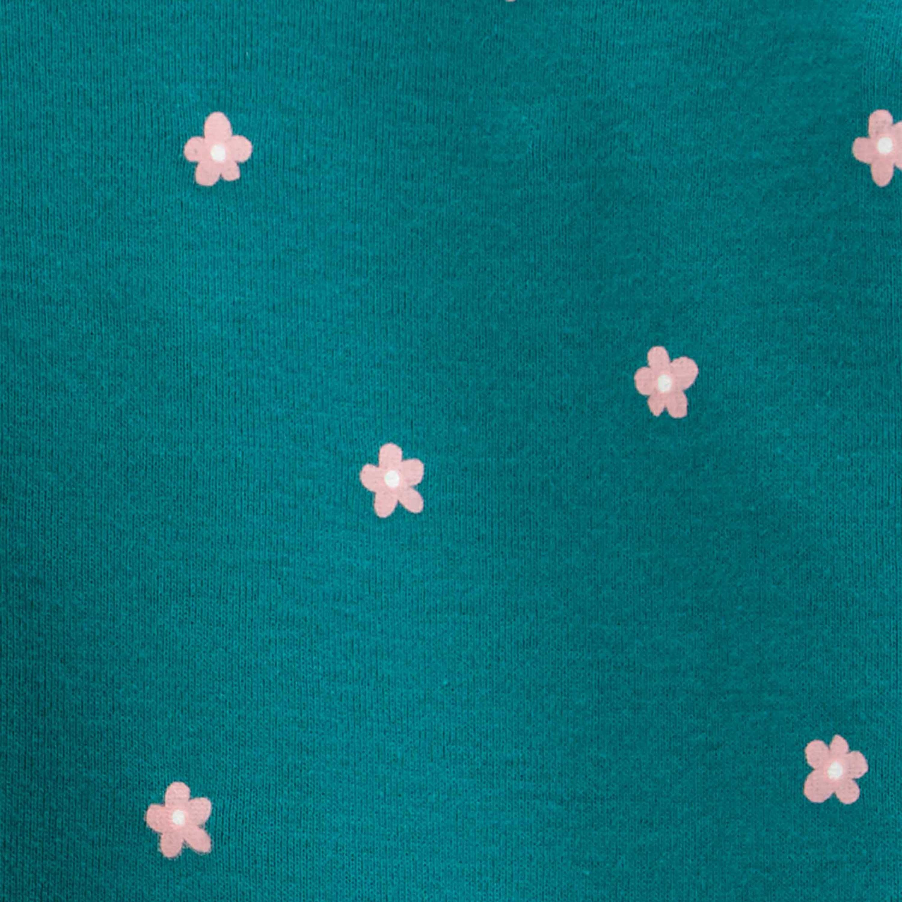 بودي سوت بطبعة وأكمام طويلة من كارترز - مجموعة 4 قطع-baby-girls-clothing-bodysuits-image-4