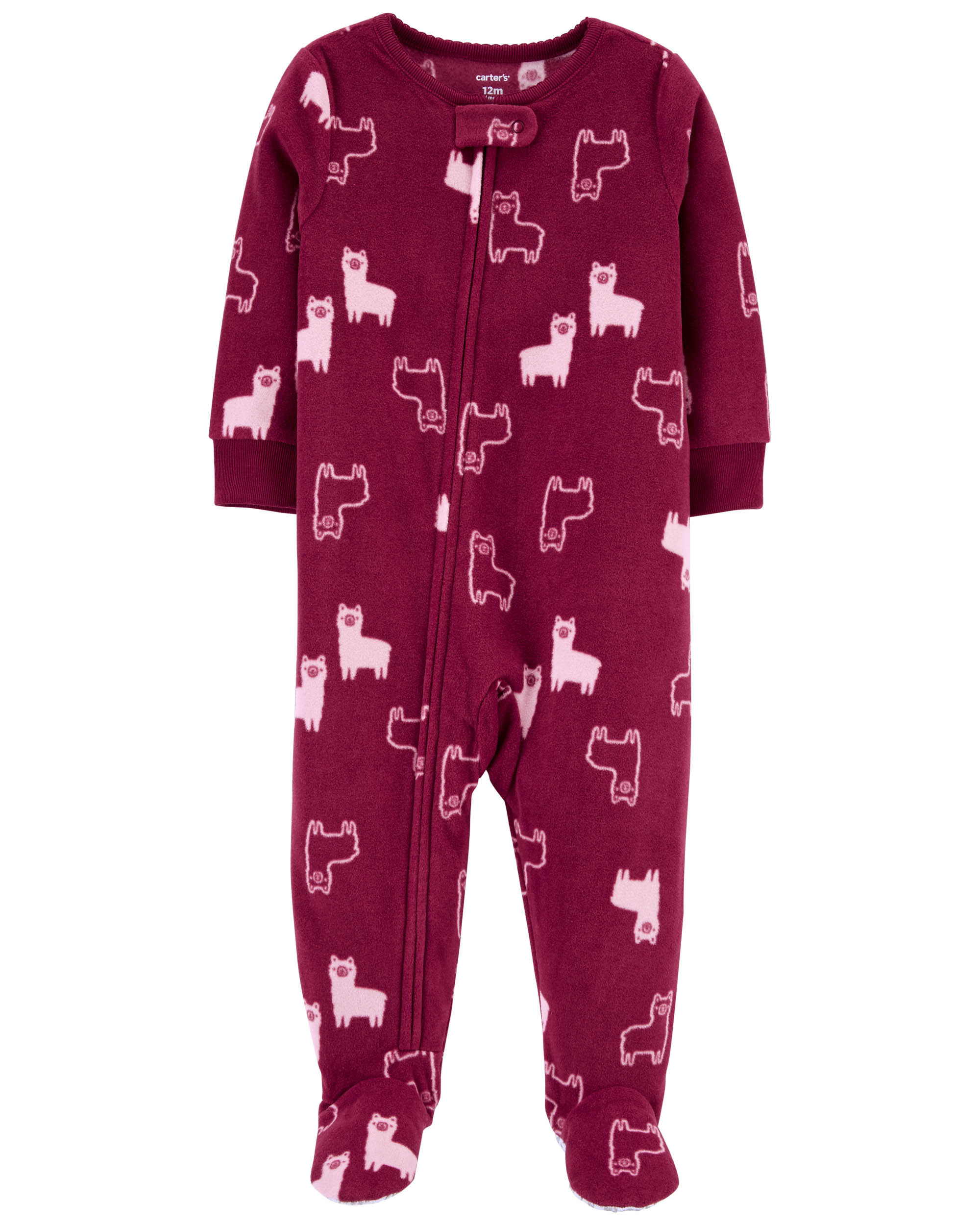 Buy Carter s Llama Print Sleepsuit with Long Sleeves Online Babyshop KSA