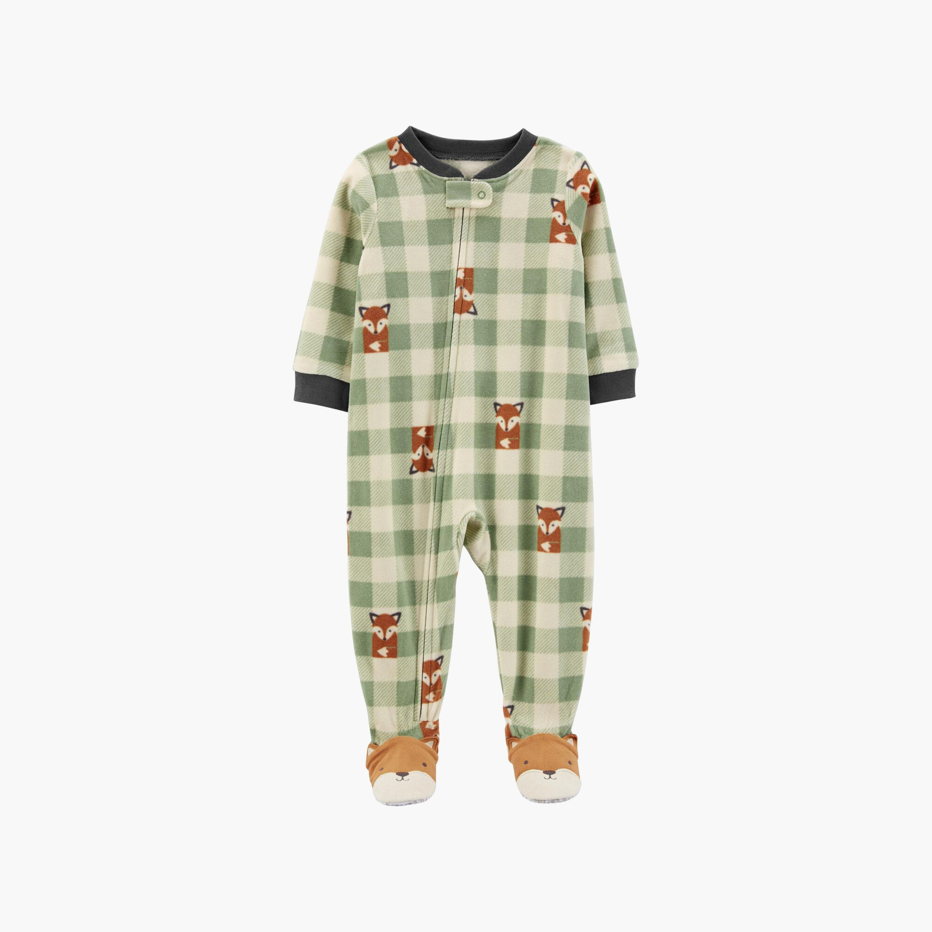 Fleece footed deals pajamas 12 months