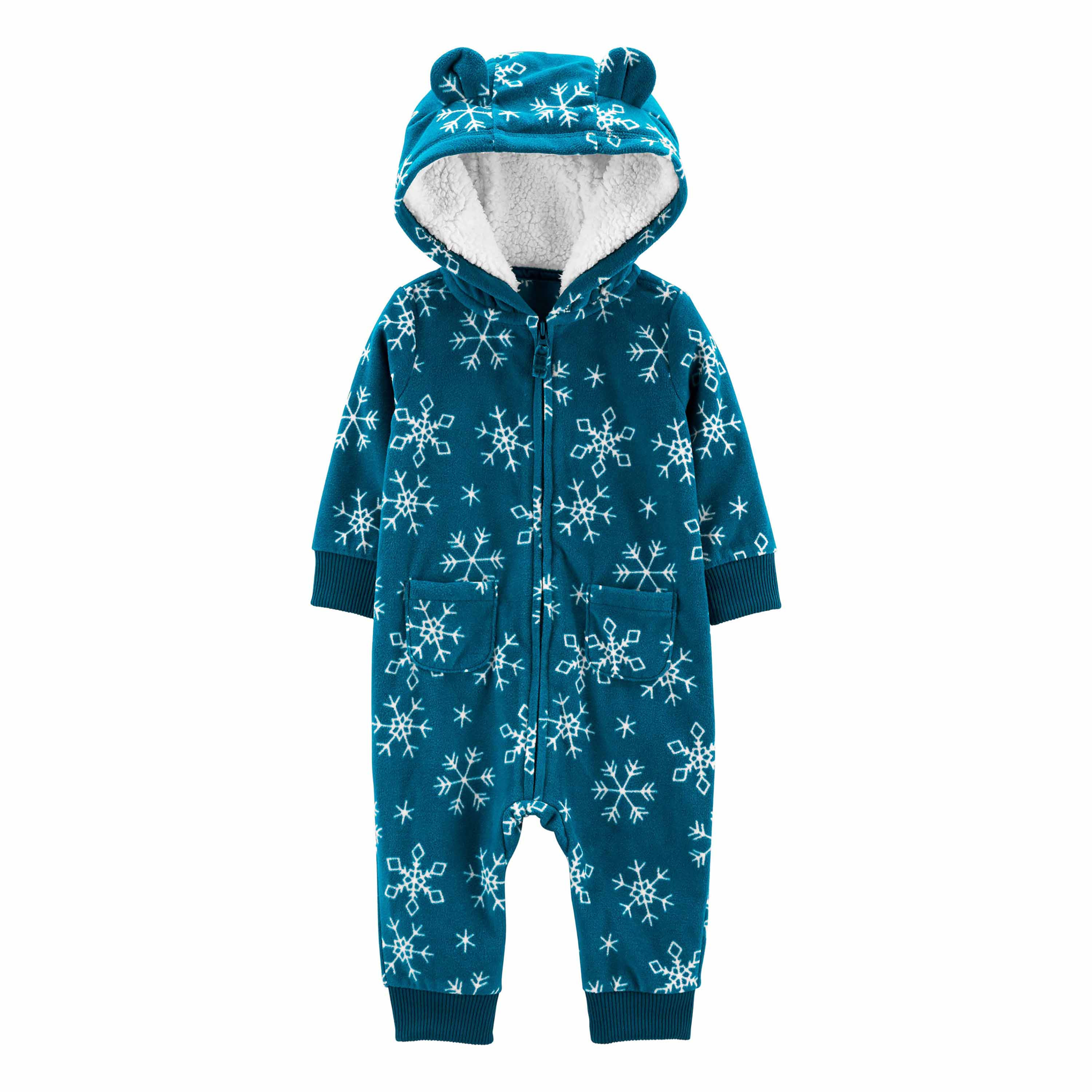 Carters best sale fleece jumpsuit