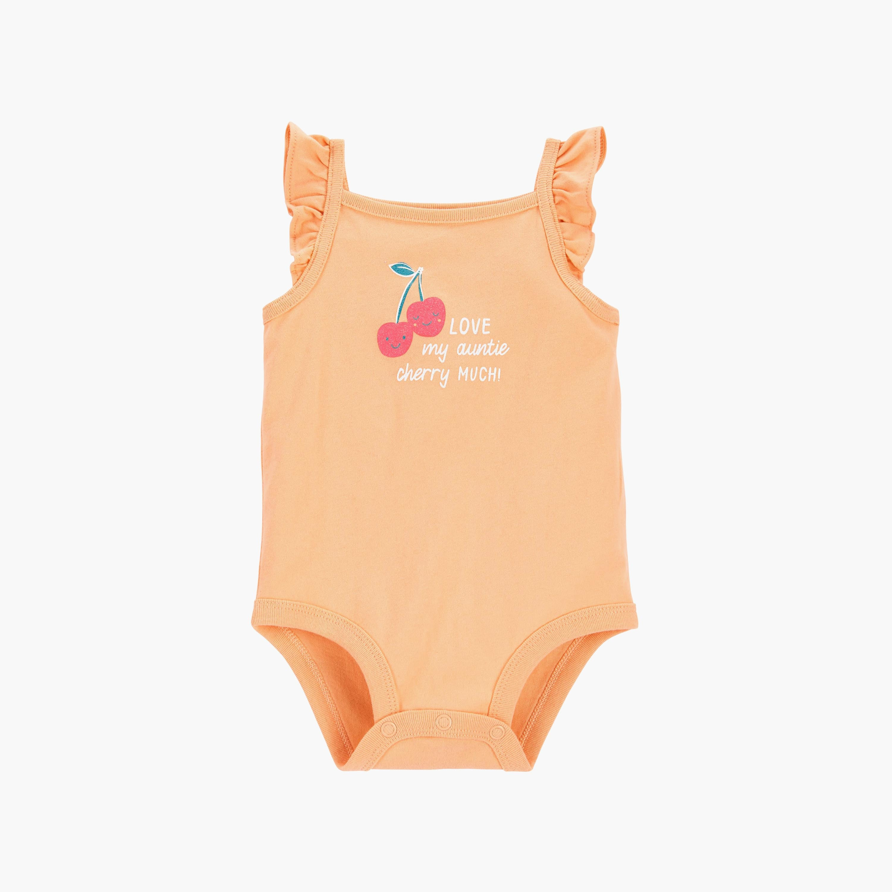 بودي سوت ذات أكمام قصيرة بطبعة الكرز  من كارترز-baby-girls-clothing-bodysuits-image-1
