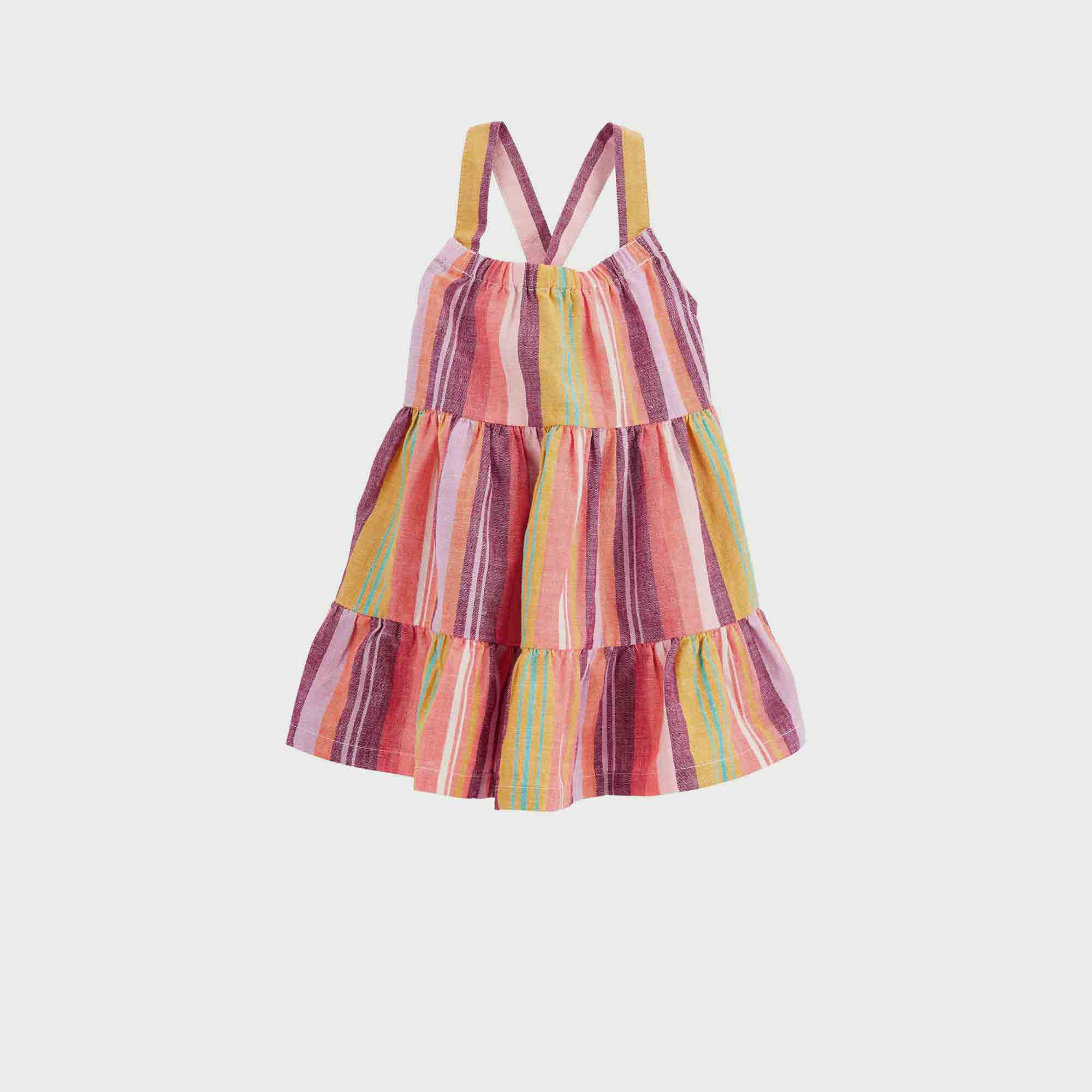 Buy Carters Striped Linen Dress Online Babyshop UAE