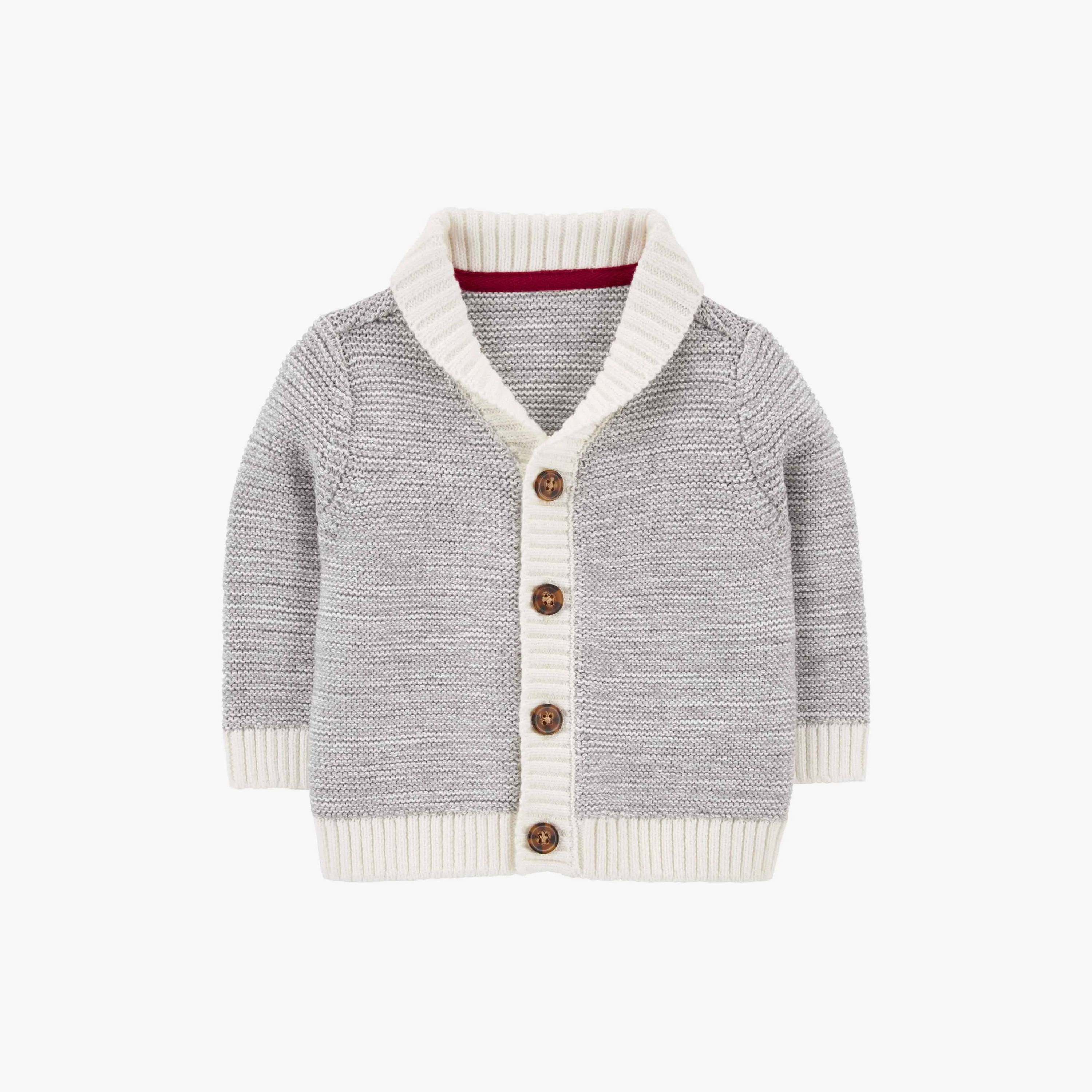 Carter's Solid Long Sleeves Cardigan-baby-boys-clothing-winterwear-jumpersandcardigans-image-1