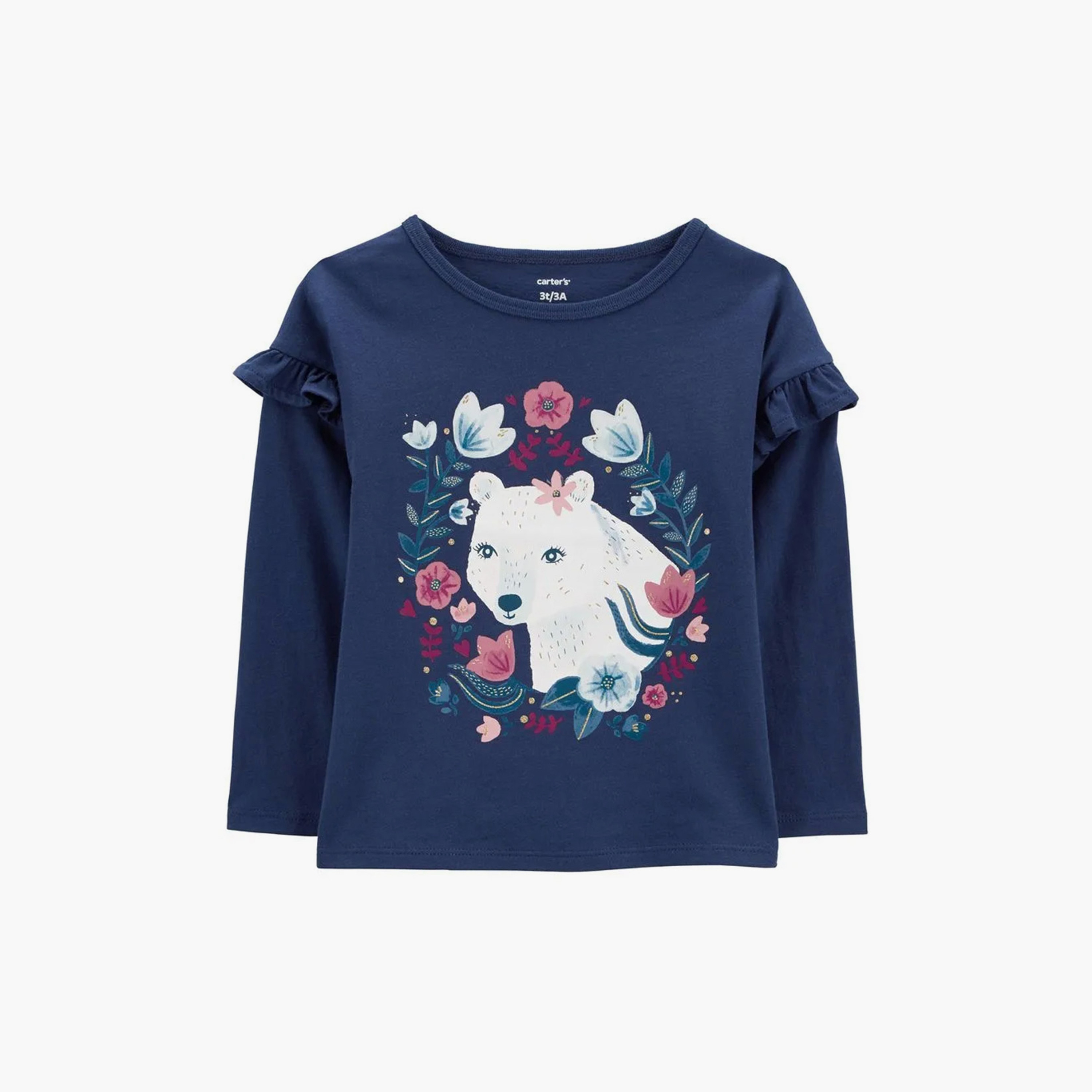 تي شيرت مطبوع بأكمام طويلة من كارترز-baby-girls-clothing-tshirts-image-1