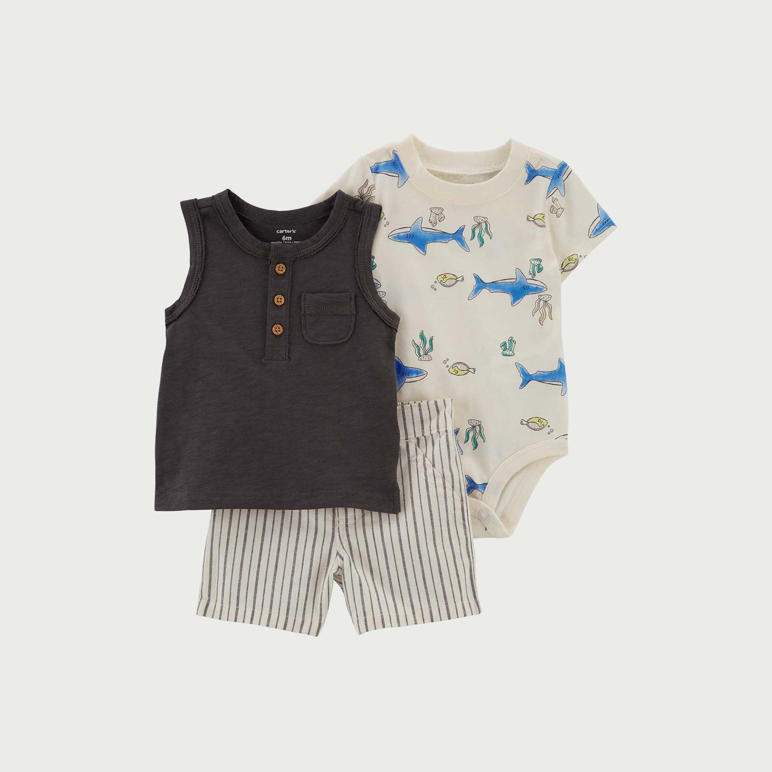 Carters 3-Piece Little Short Set-baby-boys-clothing-setsandcoords-image-1