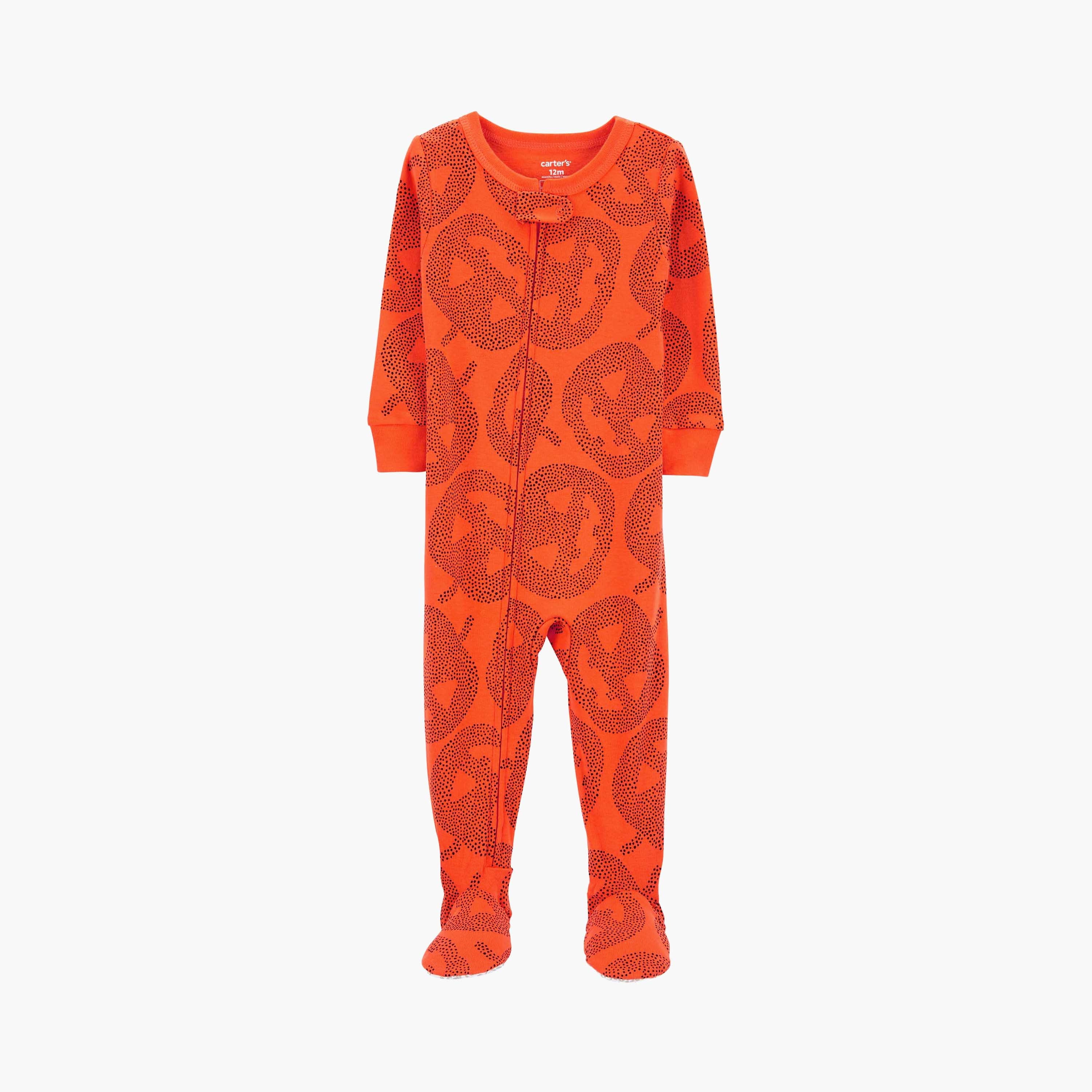 بدلة نوم بجوارب بتصميم الهالووين من كارترز-baby-girls-clothing-nightwear-sleepsuits-image-1