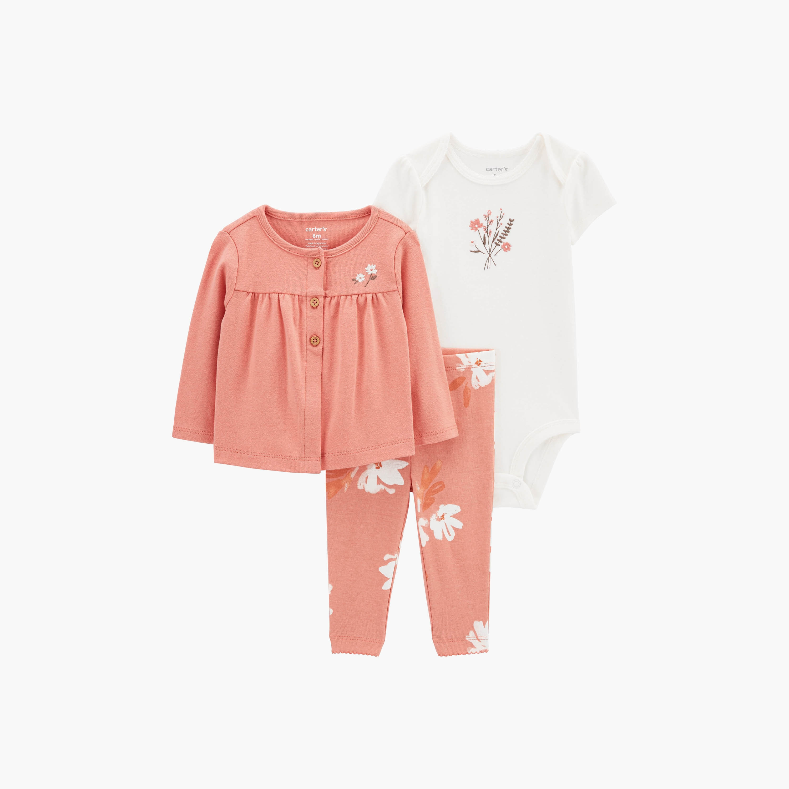 مجموعة كارديجان صغير 3 قطع من كارترز-baby-girls-clothing-setsandcoords-image-1